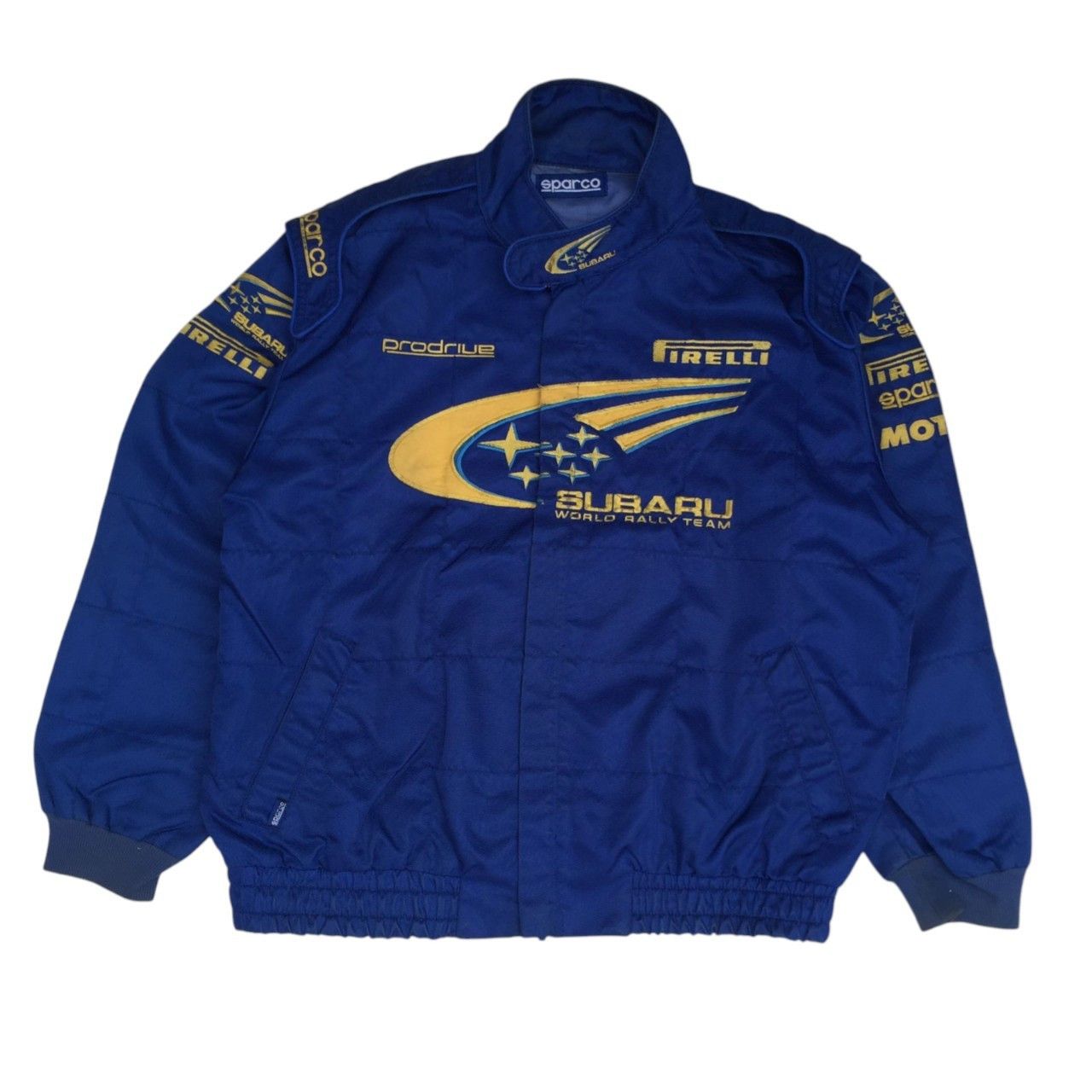 Vintage Vintage 90s Subaru Sparco Rally Team Jacket Size US L / EU 52-54 / 3 - 1 Thumbnail