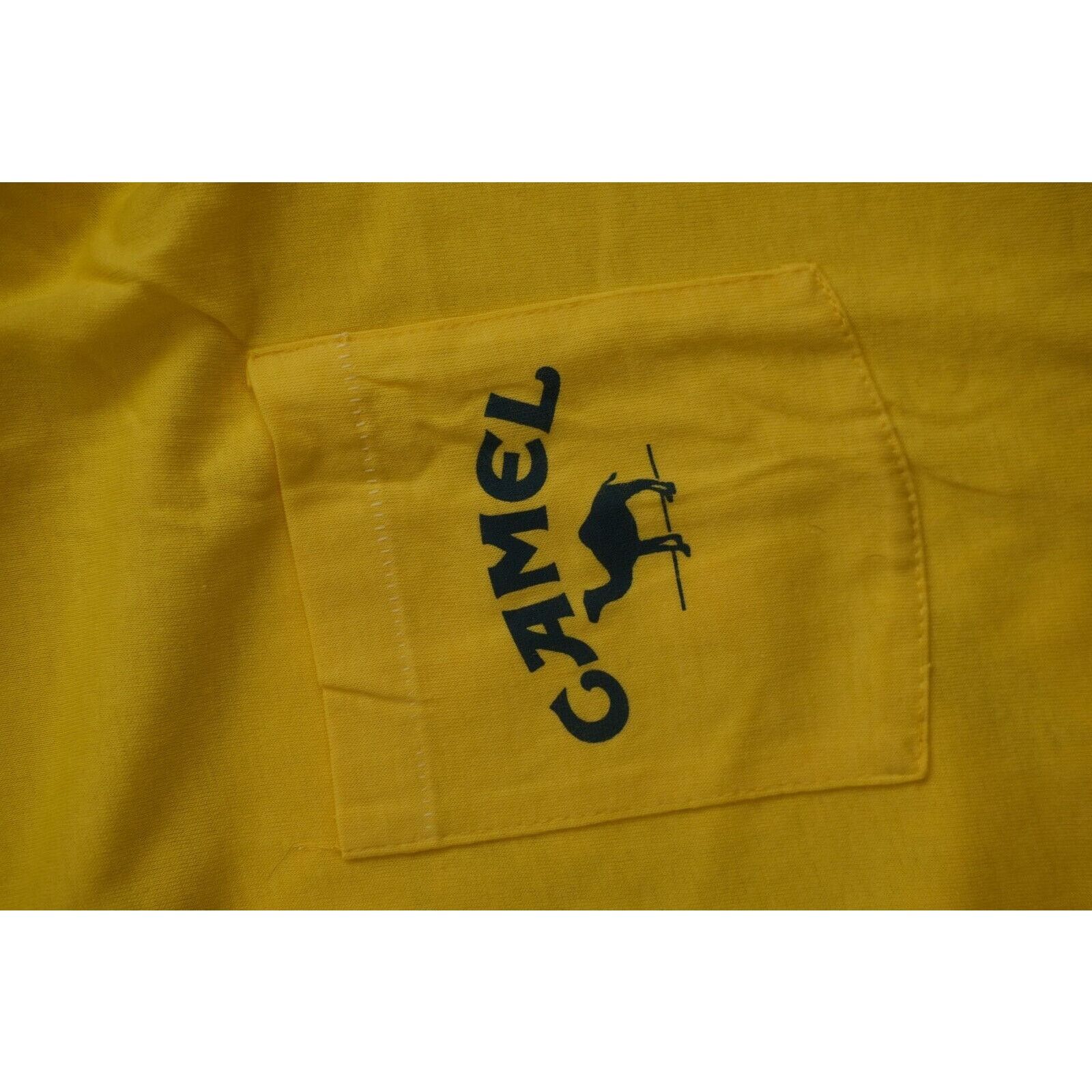 Camel Vintage 90s Camel Cig Promo T-Shirt Unisex XL Yellow Blue Size US XL / EU 56 / 4 - 5 Thumbnail