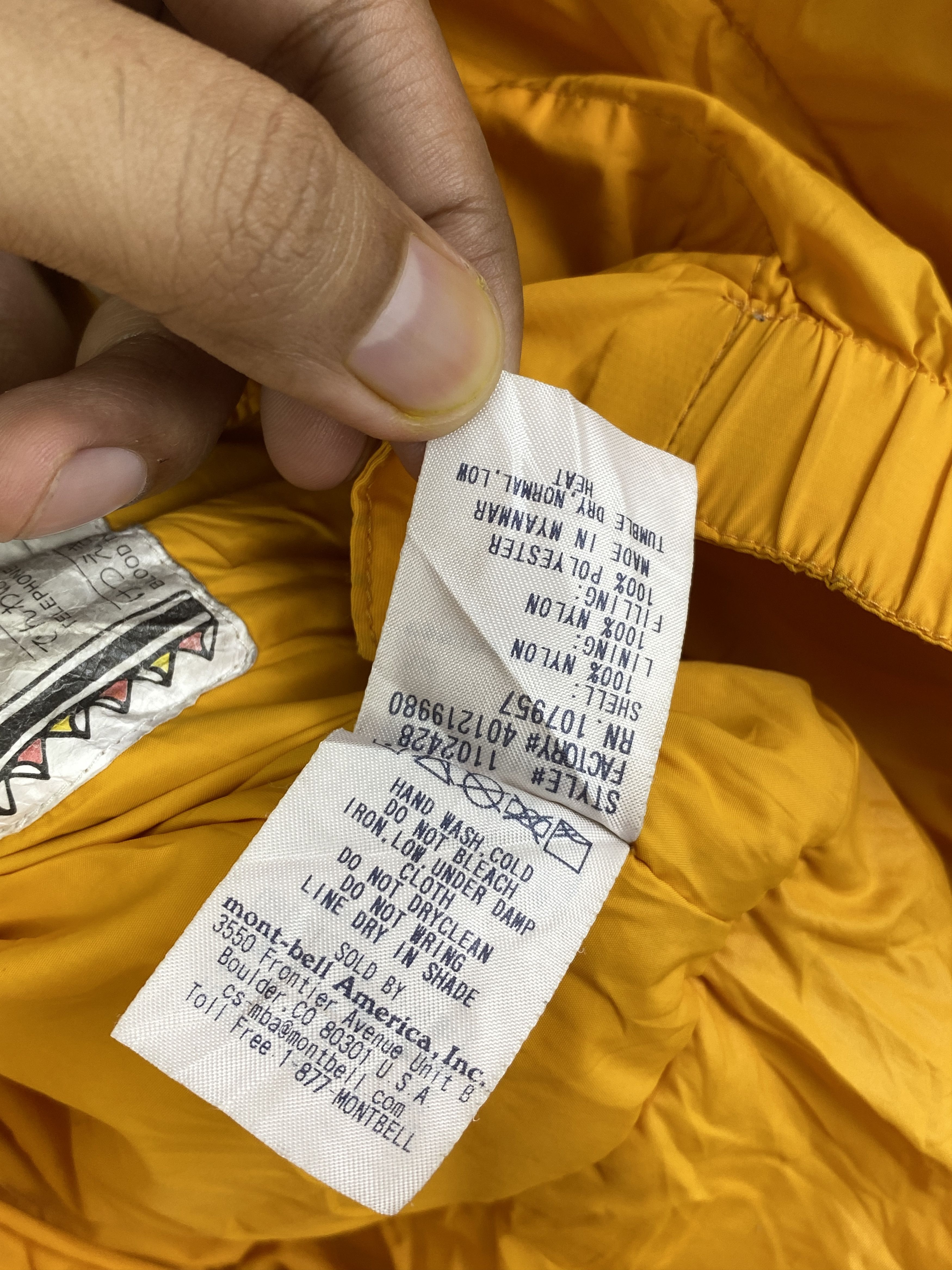 Montbell Vintage Montbell Powder Hooded Light Jacket JA0231 Size US XS / EU 42 / 0 - 7 Thumbnail