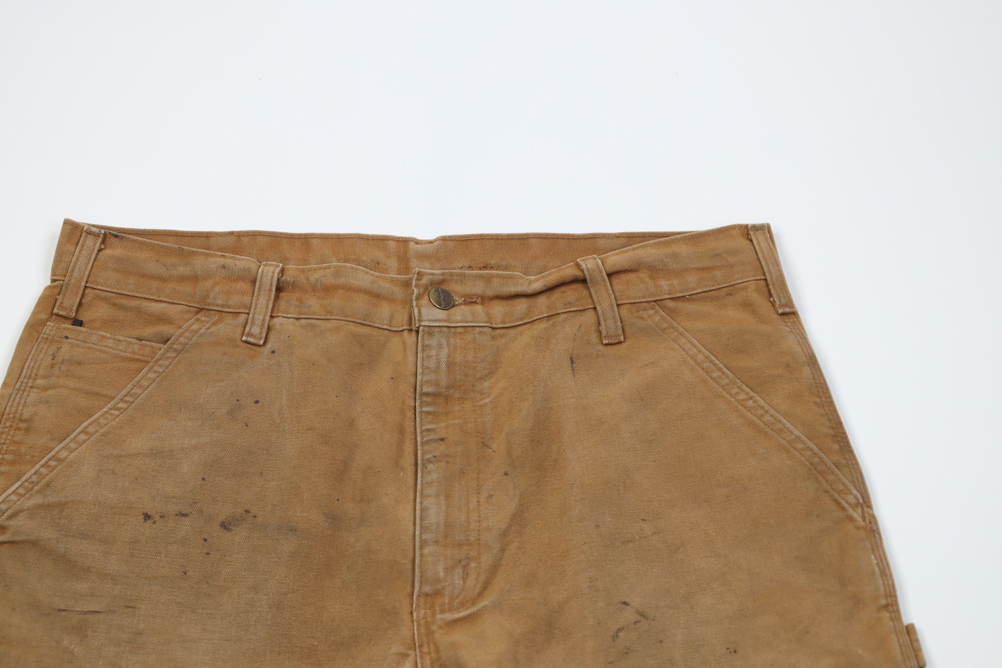 Carhartt Vintage Y2K Carhartt Wide Leg Canvas Dungaree Pants Duck Size US 36 / EU 52 - 2 Thumbnail