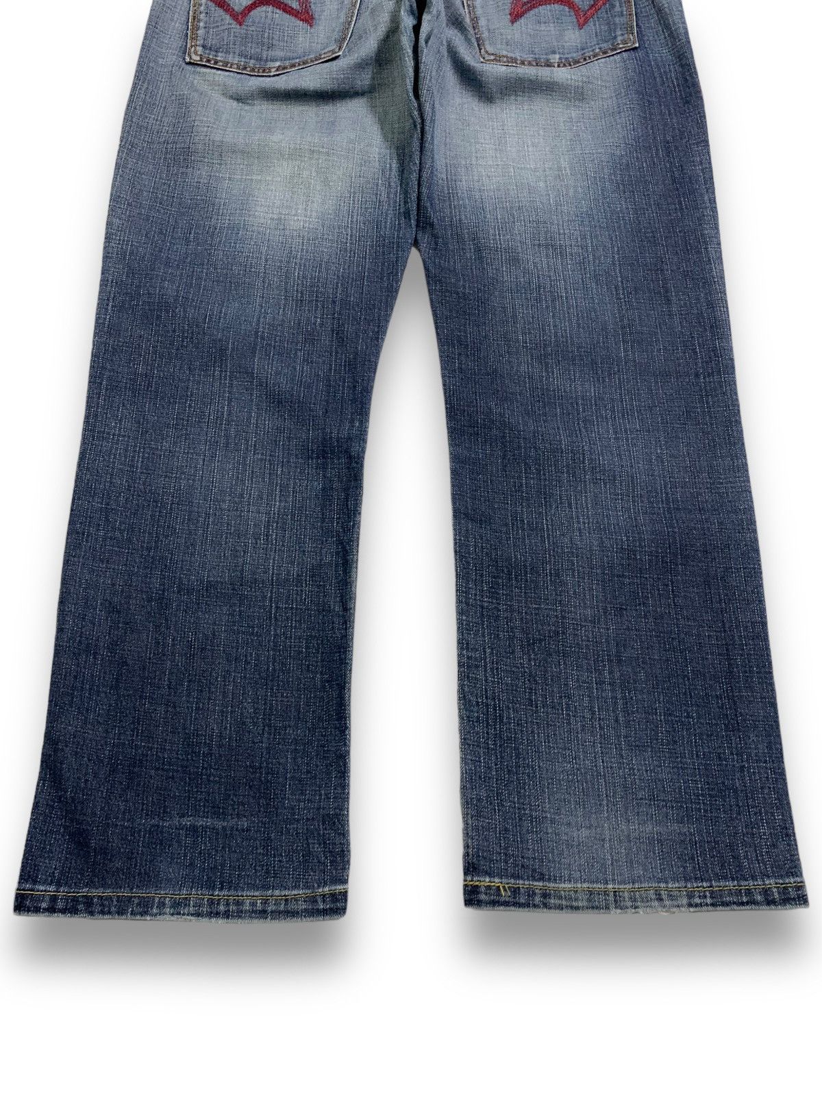 Edwin Vintage Edwin Blue Trip Relaxed Fit Distressed Grunge Jeans Size US 34 / EU 50 - 13 Thumbnail