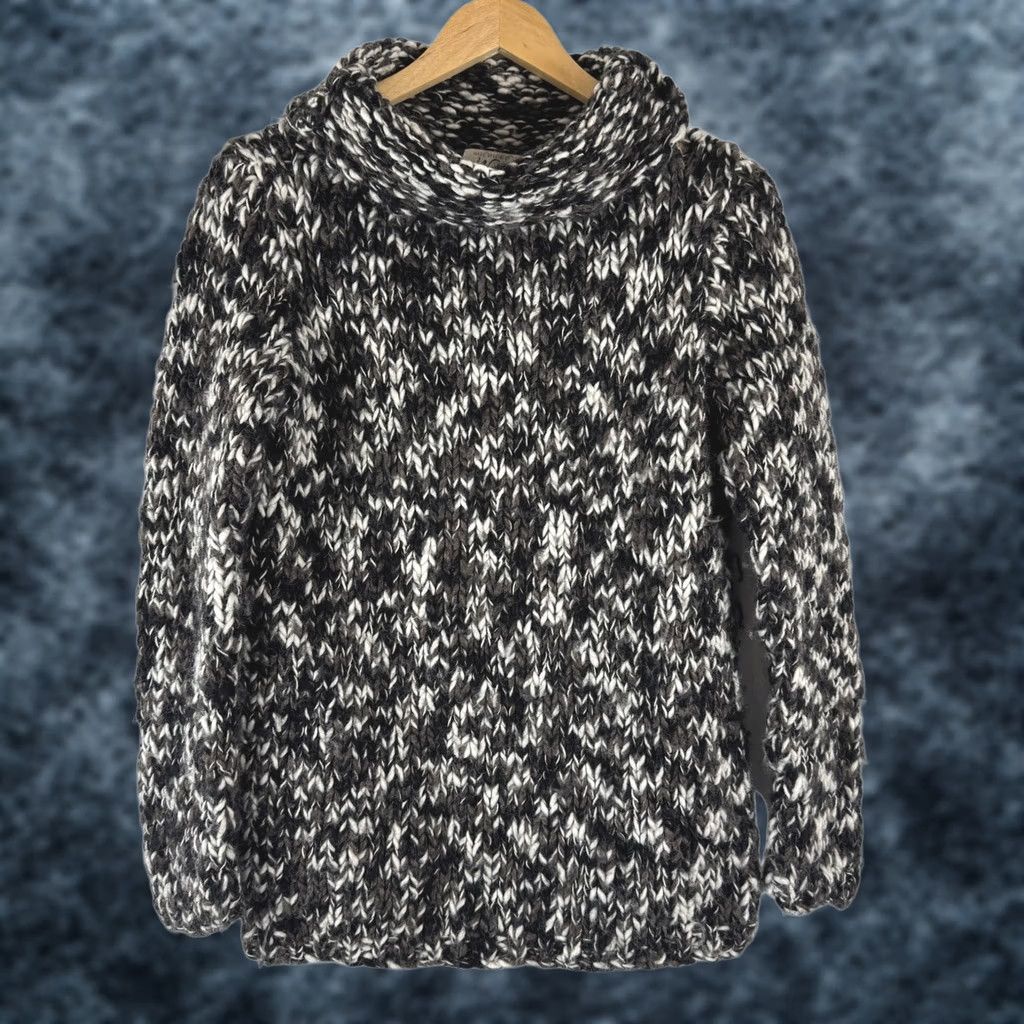 MZ Wallace VINTAGE Wallace Chunky Knit Wool Mohair Blend Mock Neck Sweater M Size M / US 6-8 / IT 42-44 - 1 Thumbnail