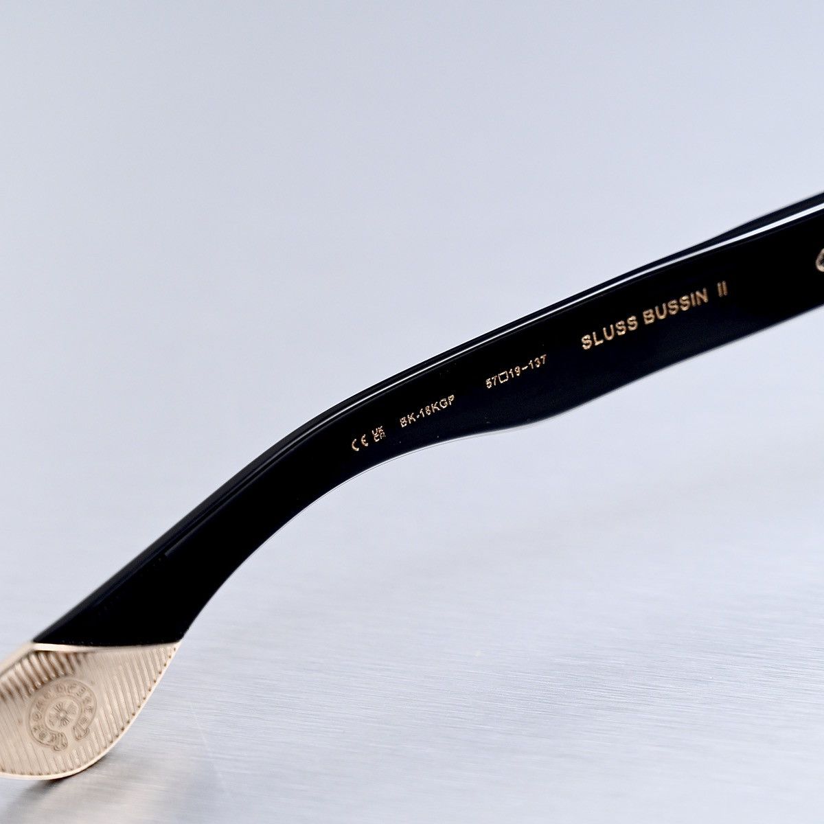 Chrome Hearts CHROME HEARTS SLUSS BUSSIN II BLACK-18KGP SUNGLASSES Size ONE SIZE - 7 Thumbnail