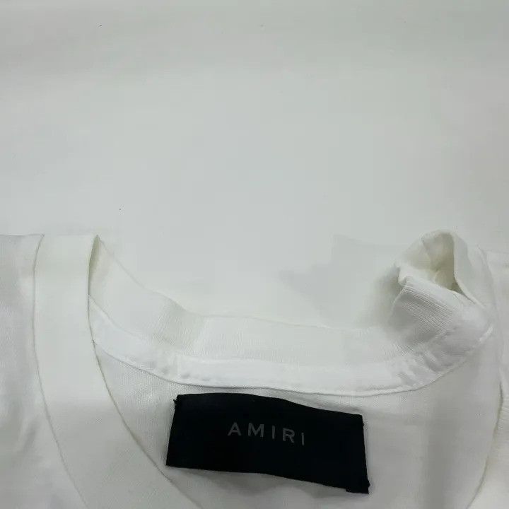 Amiri AMIRI Men's White SS21 Palm Tree Print T-Shirt Size US XL / EU 56 / 4 - 5 Thumbnail