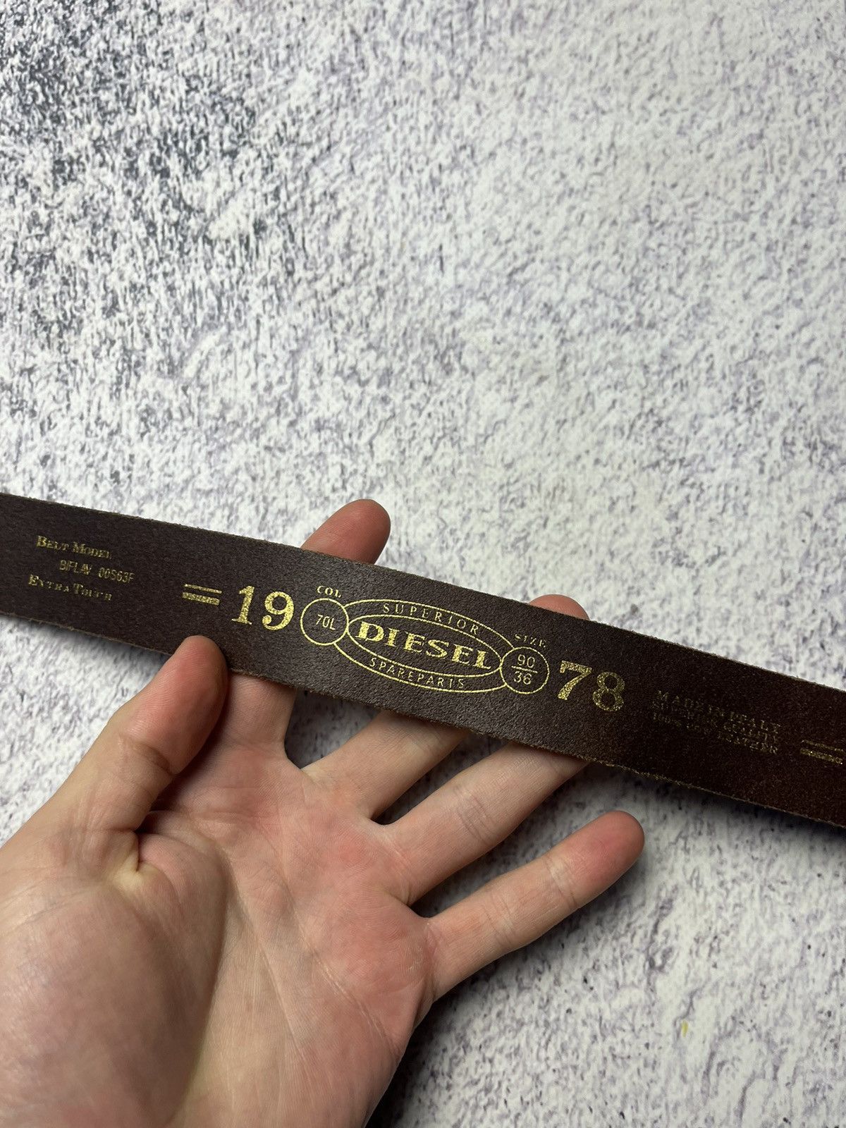 Diesel Vintage Diesel Belts Leather Japanese Brand Y2K streetwear Size ONE SIZE - 6 Thumbnail