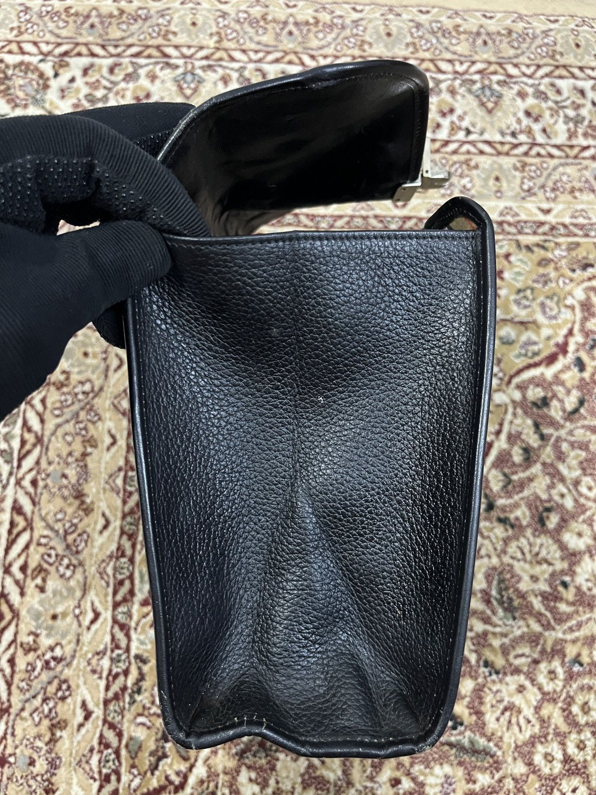 Burberry Burberry Leather Satchel Black Size ONE SIZE - 15 Thumbnail