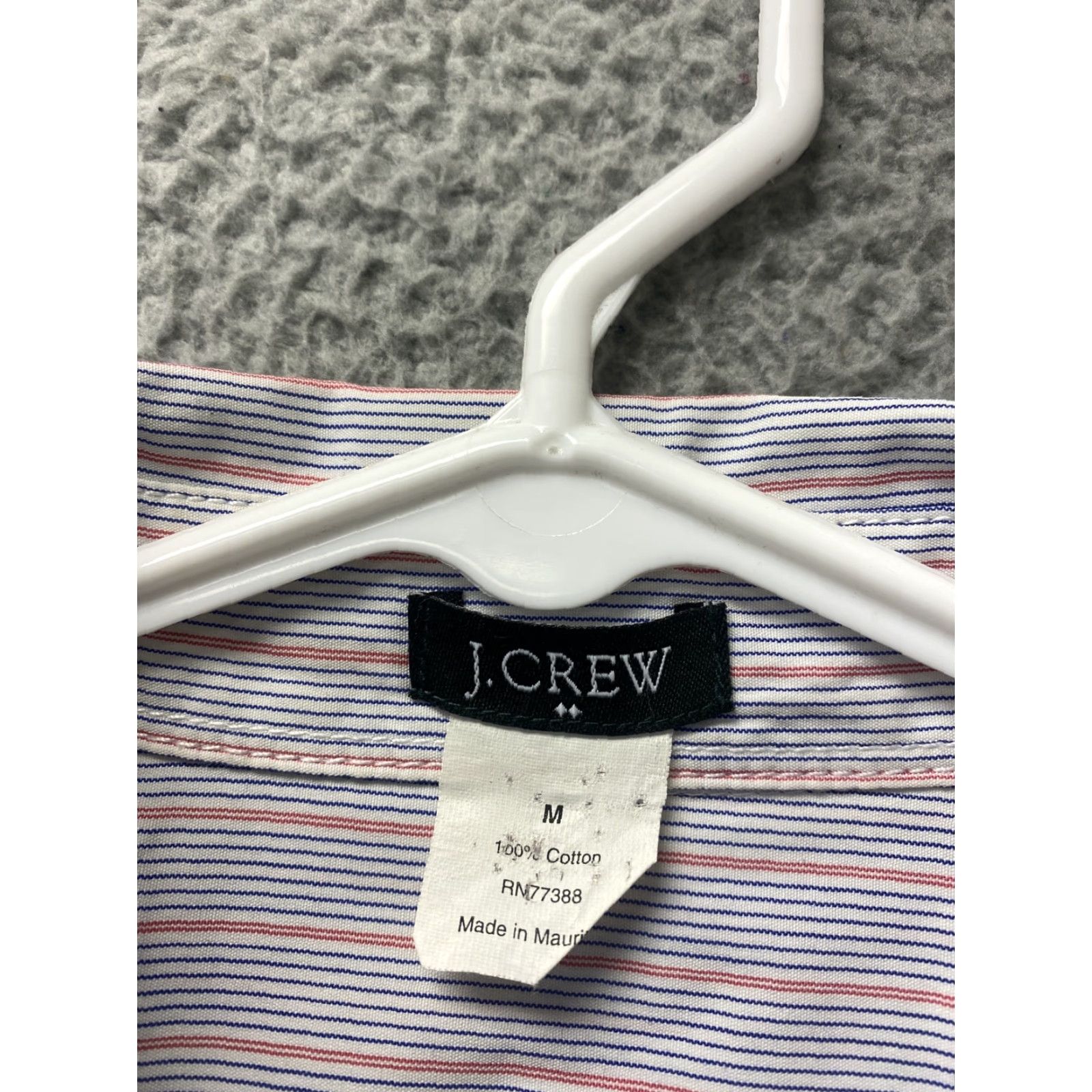 Pinko J Crew Women's Button Up Shirt M Long Sleeve Pink Striped Casual Beach Theme Size M / US 6-8 / IT 42-44 - 4 Thumbnail