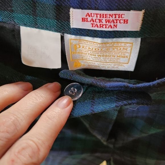 Pendleton Pendleton Authentic Black Watch Tartan Wool Lined Sz. 12 Dre Size 30" / US 8 / IT 44 - 5 Thumbnail