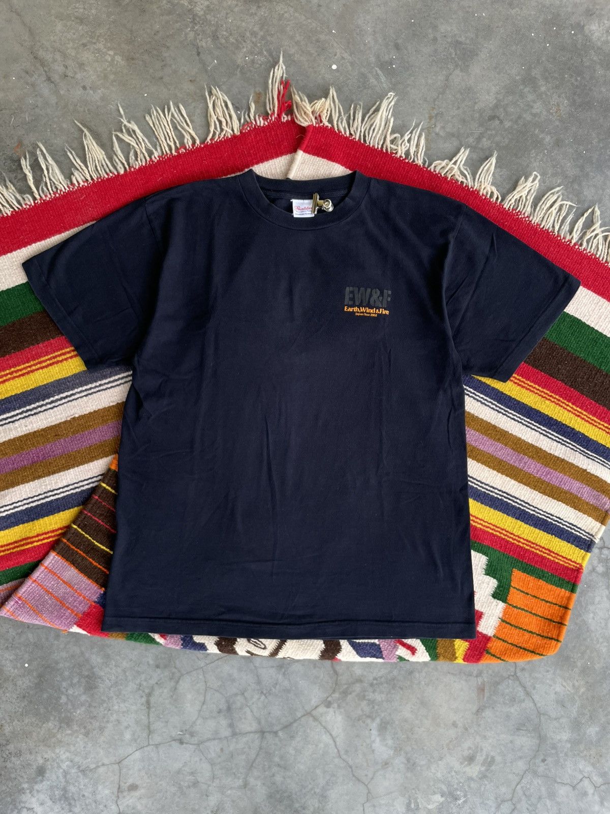 Band Tees × Vintage VTG 00s Earth, Wind & Fire, Japan Tour 2002 Size US L / EU 52-54 / 3 - 1 Thumbnail