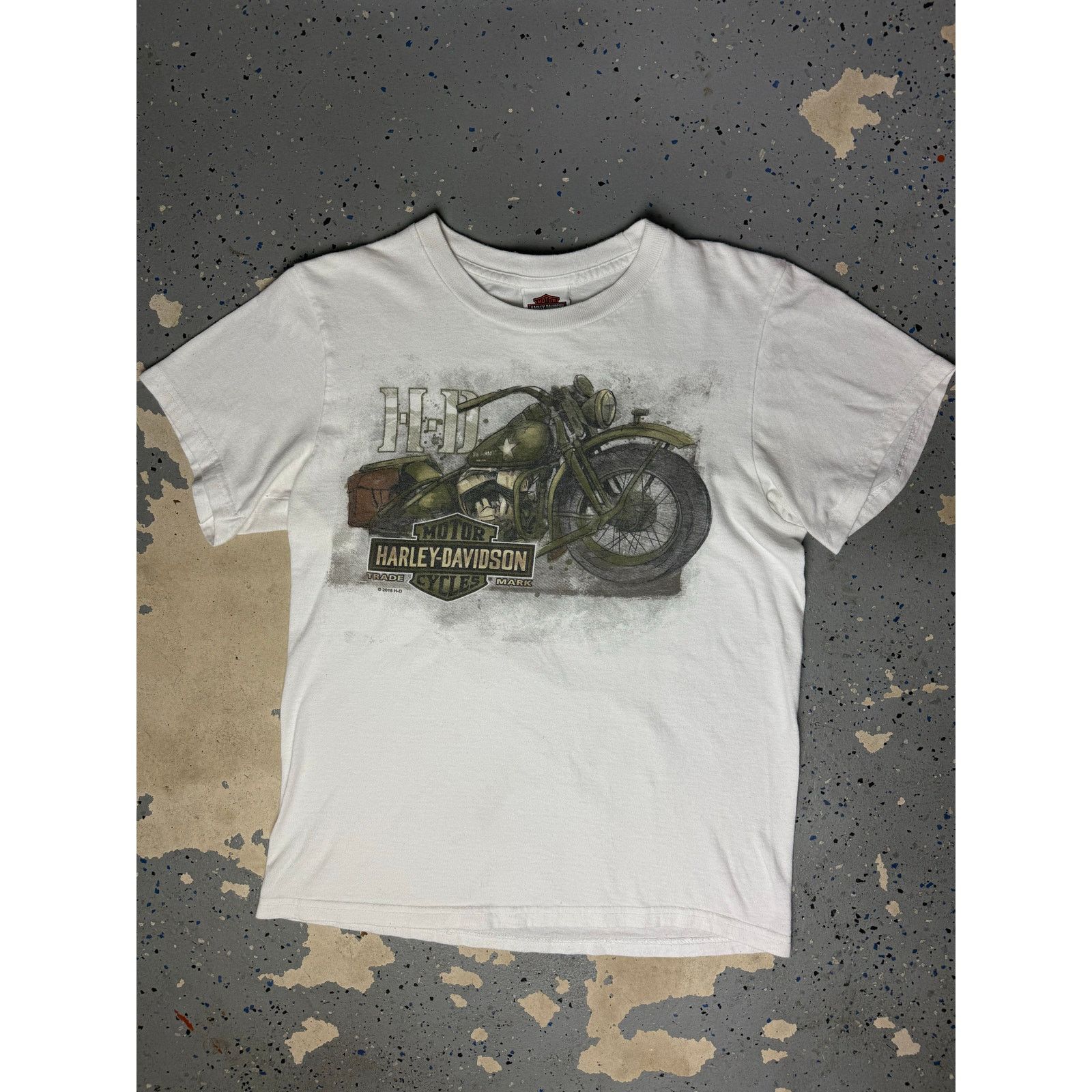 Harley Davidson Harley Davidson vintage style motorcycle tee Size US S / EU 44-46 / 1 - 4 Thumbnail