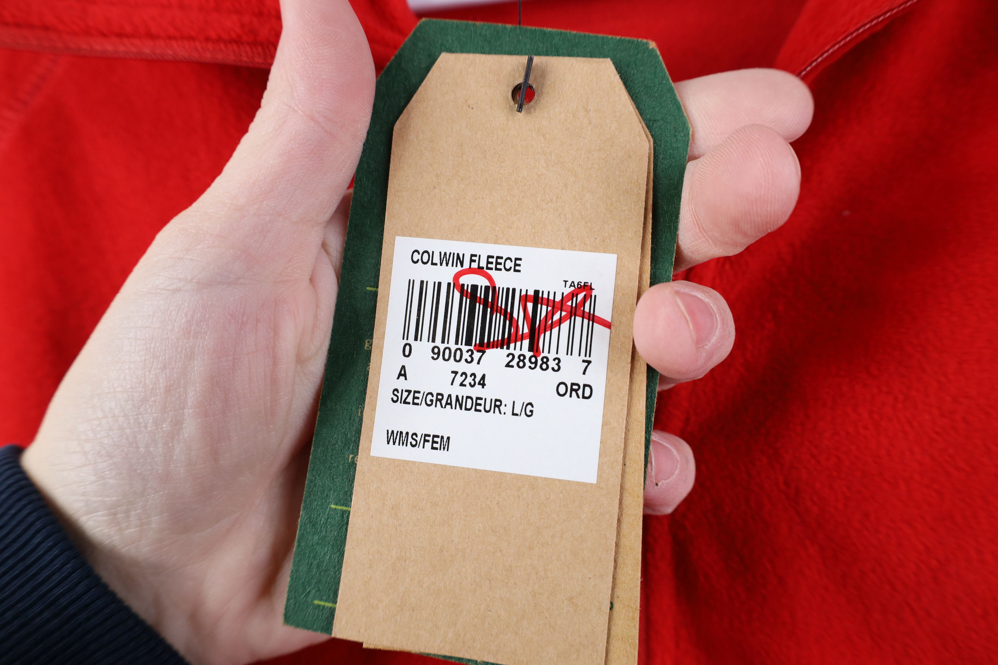 Woolrich Woolen Mills Deadstock Vintage Woolrich 1/4 Half Zip Fleece Sweater Red Size L / US 10 / IT 46 - 8 Thumbnail
