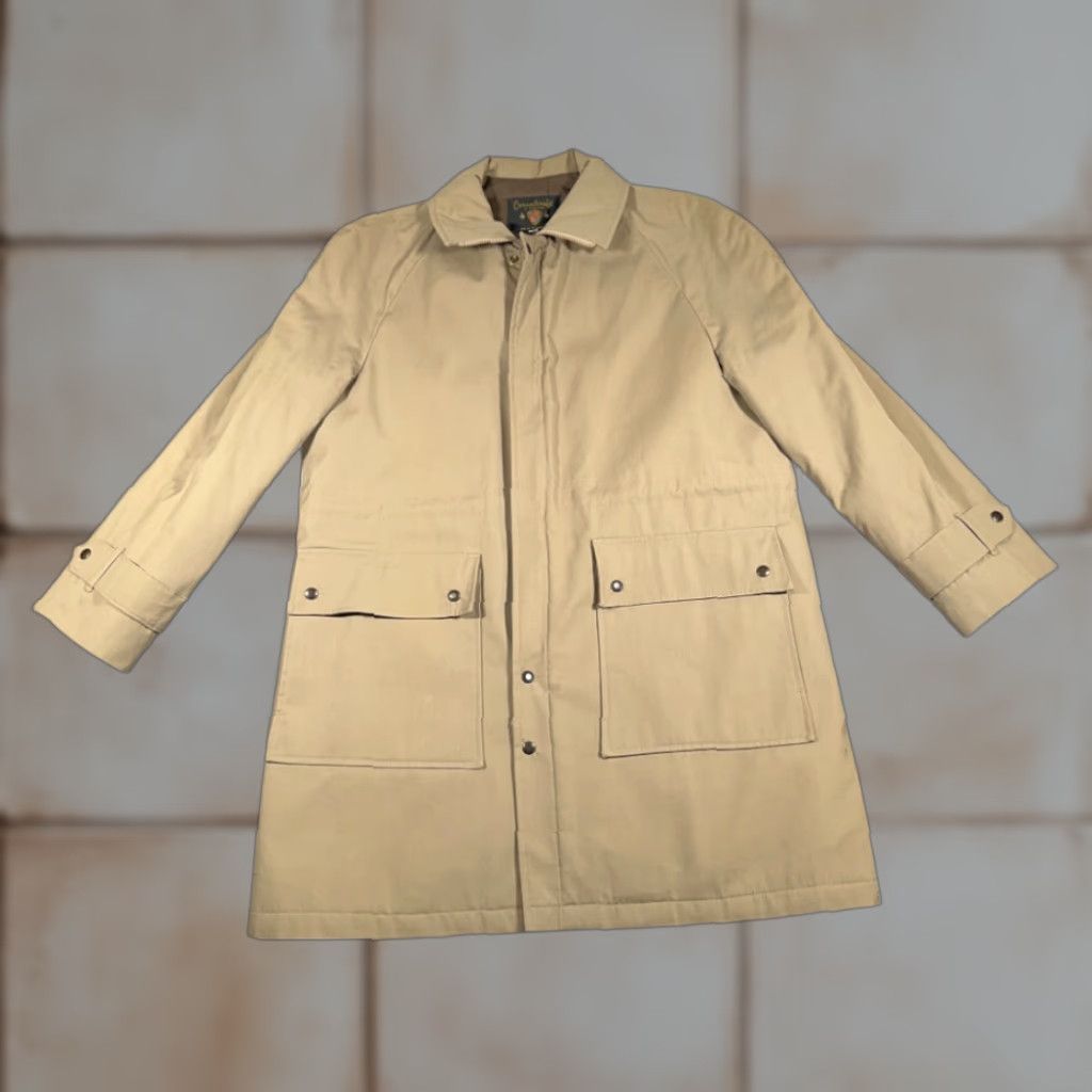 Vintage VINTAGE Casualcraft Trench Coat Casualcraft 44R Large Brown Quilted Weatherwear 90s Mens Size US L / EU 52-54 / 3 - 1 Thumbnail