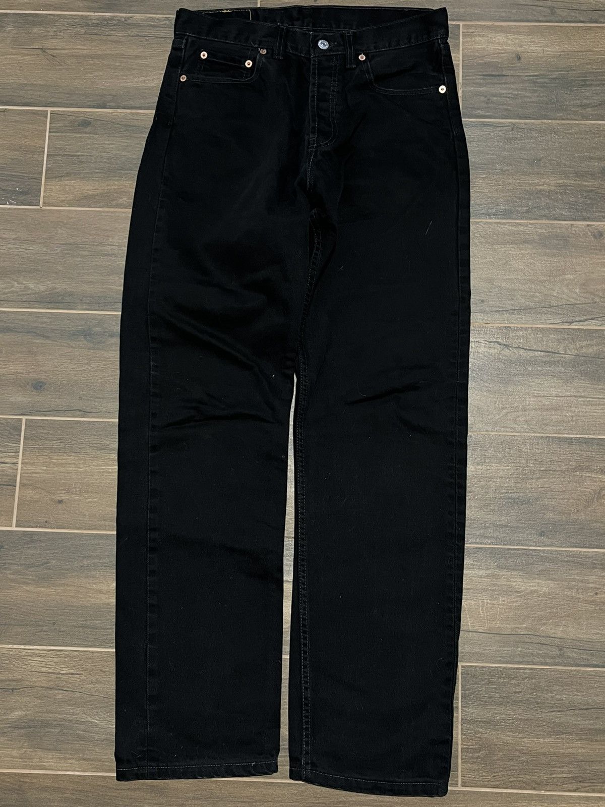 Levi's × Levi's Vintage Clothing × Vintage Levi's 590 Vintage Black Denim Jeans Size US 31 - 1 Thumbnail