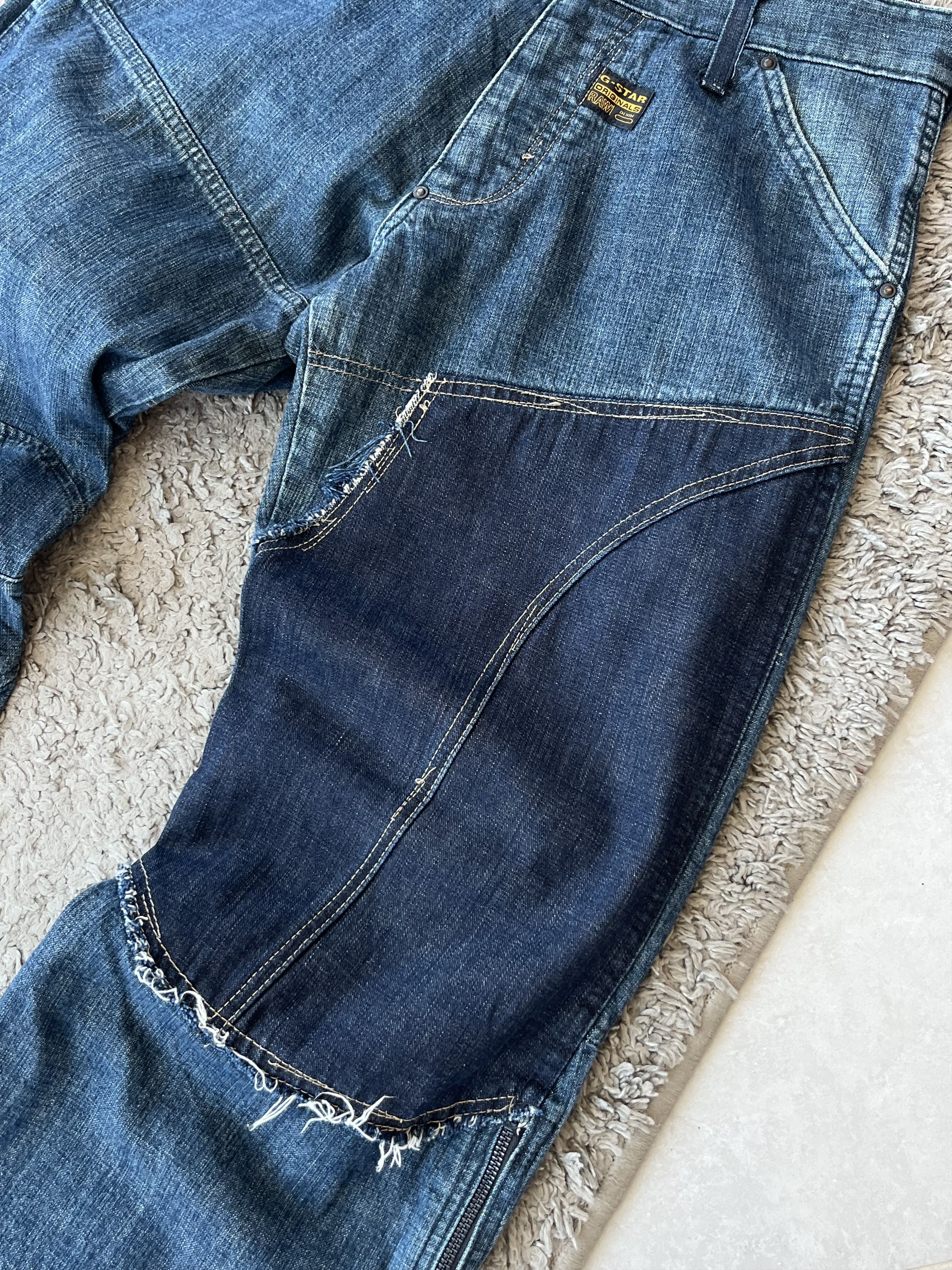 G-Star G-STAR RAW Rare Jeans Straight Fit Vintage MADE IN INDIA Size US 31 - 4 Thumbnail