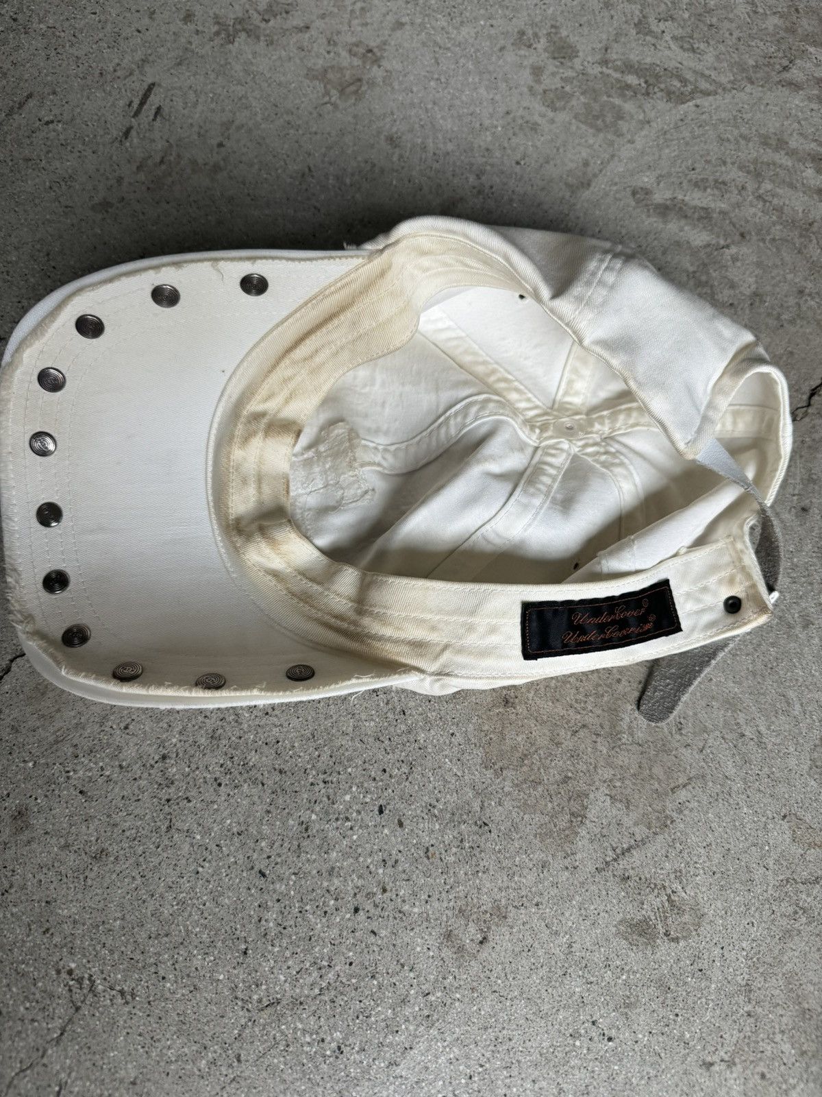 ARCHIVE SS 06 T ZAMIANG UNDERCOVER THRASHED PUNK DAD HAT CAP
