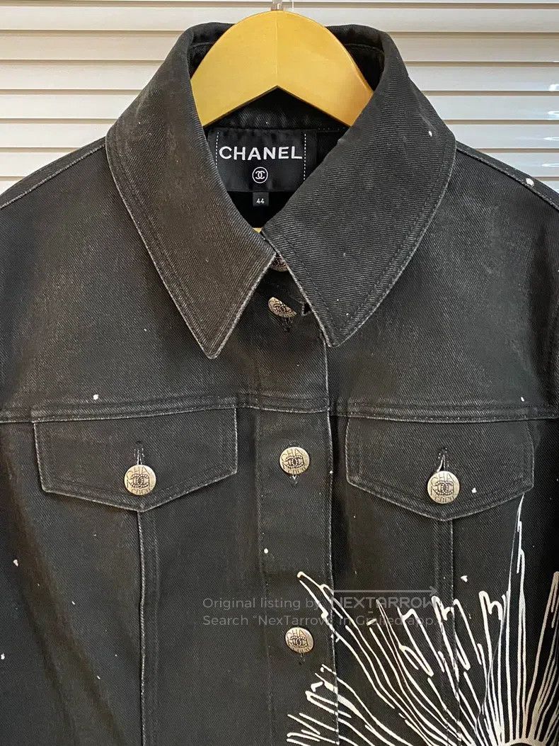 Chanel Chanel 22C sun-printed denim jacket Size US S / EU 44-46 / 1 - 3 Thumbnail