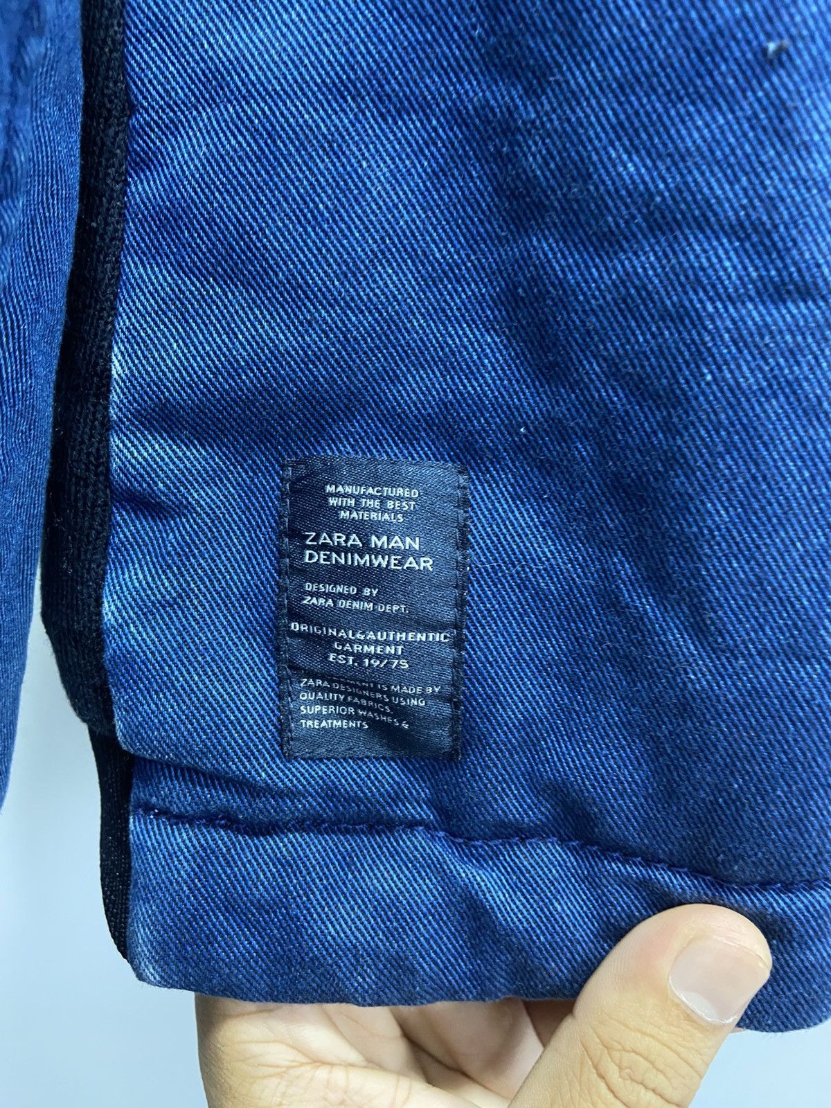 Japanese Brand × Zara Zara man Denimwear jacket Size US M / EU 48-50 / 2 - 6 Thumbnail