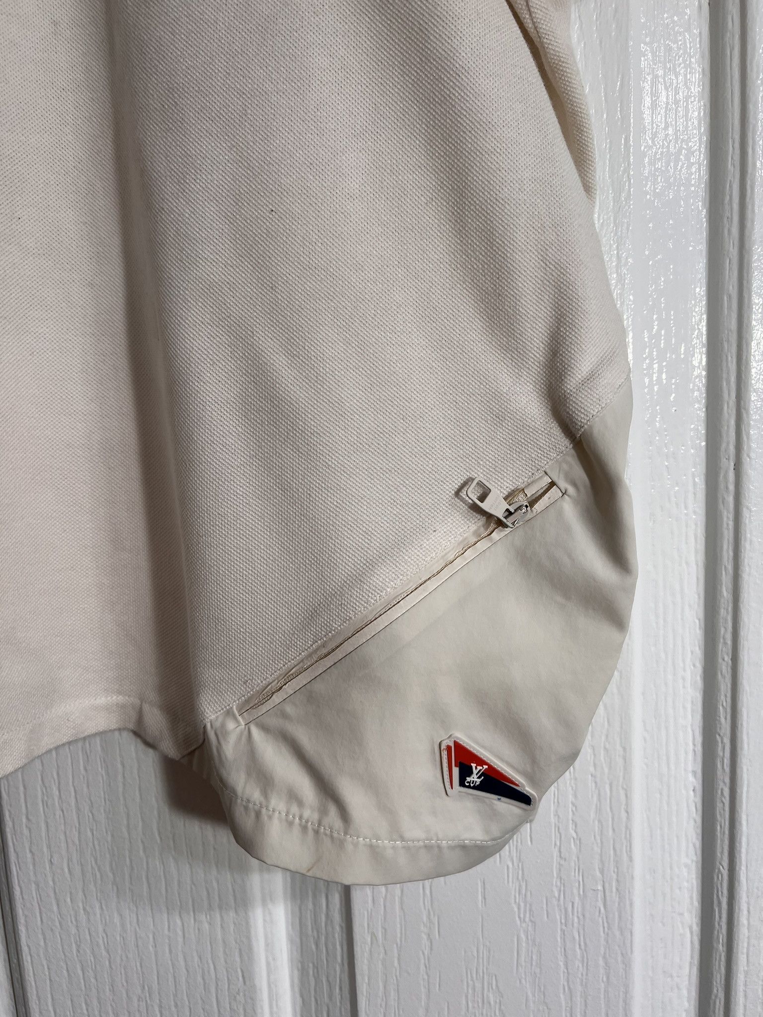 Louis Vuitton LOUIS VUITTON Short Sleeve Polo Shirt Pocket White Small Size S / US 4 / IT 40 - 2 Thumbnail