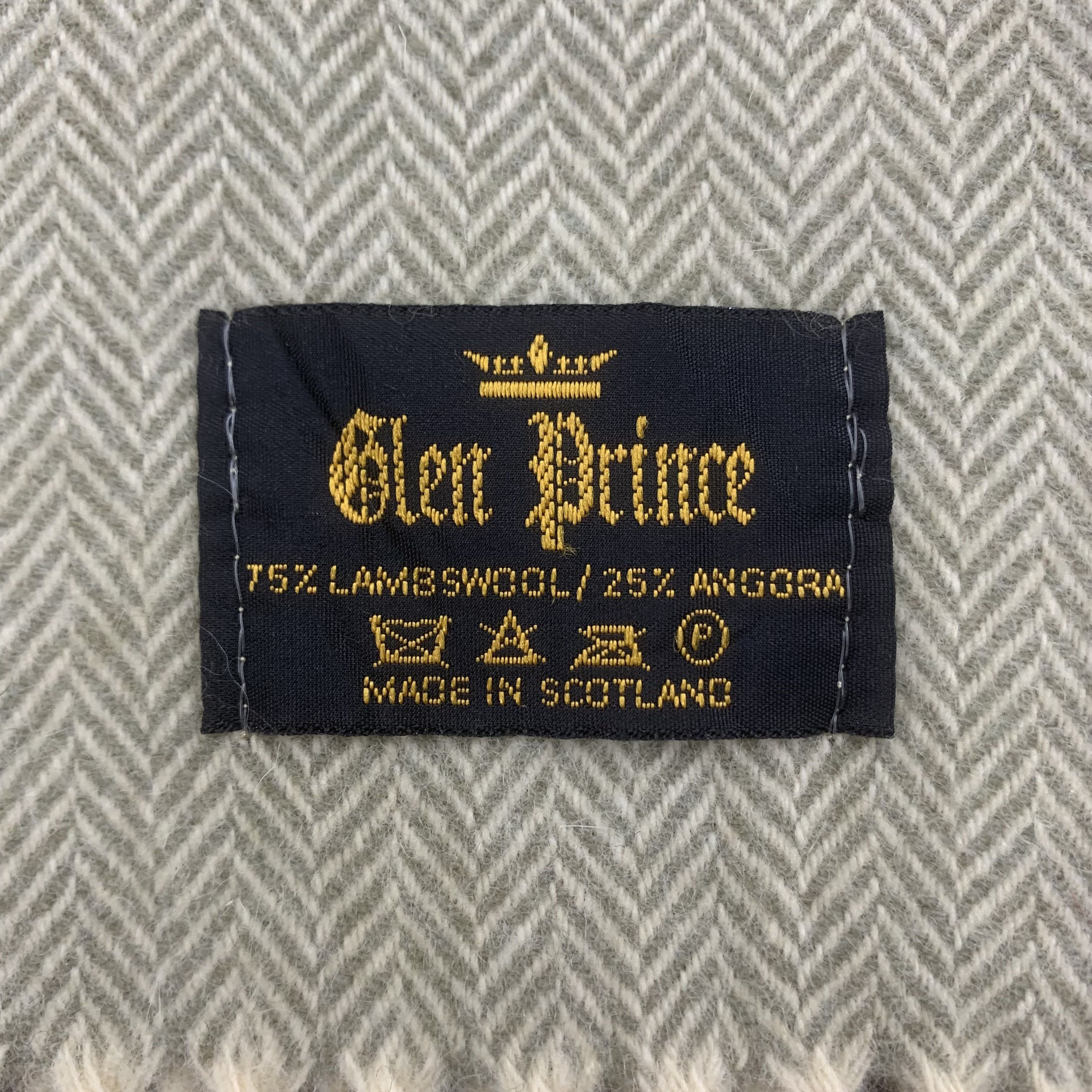Vintage Glen Prince Scarf Wool Muffler Neck Wrap BL9231 Size ONE SIZE - 5 Thumbnail