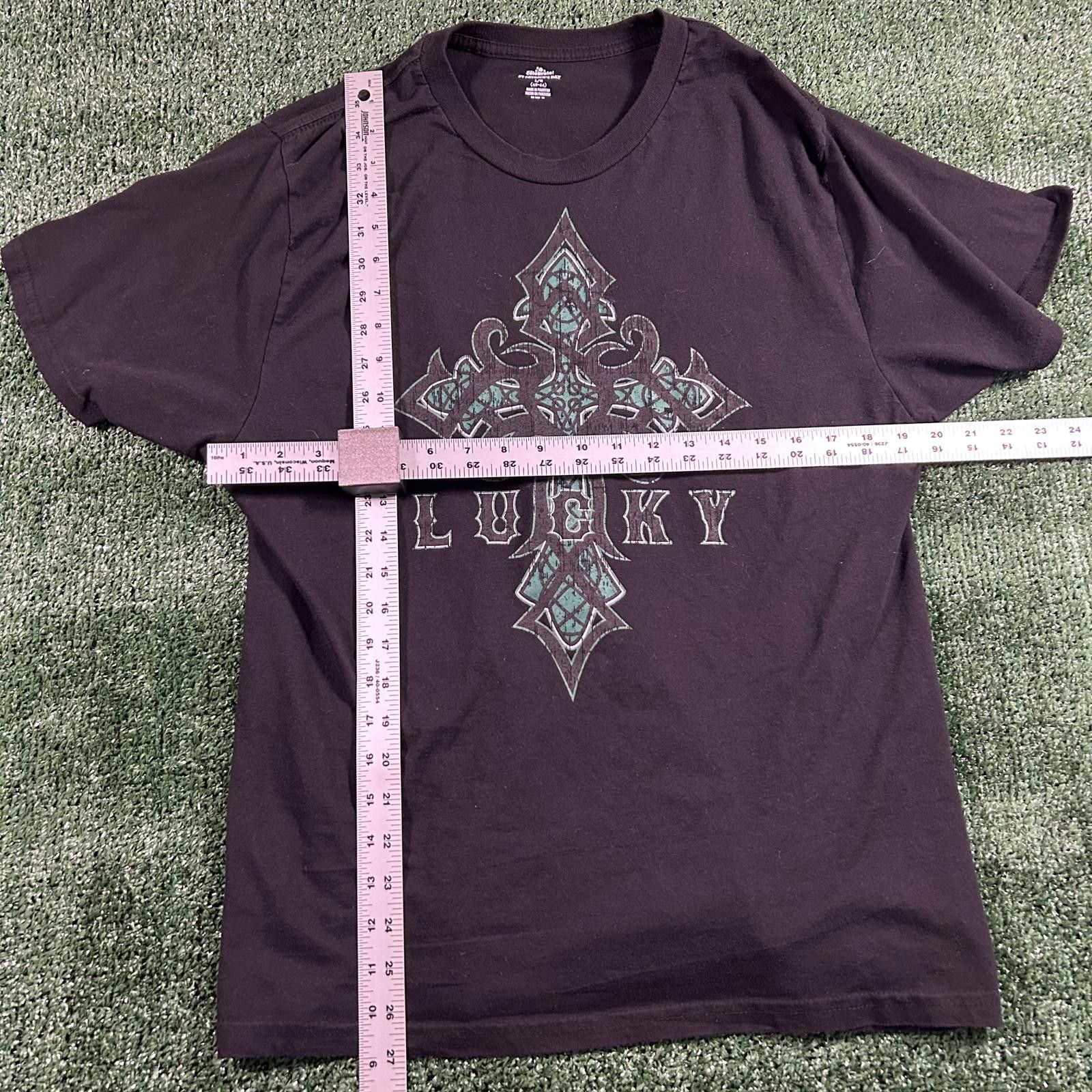 Other Men's black St. Patrick's Day Graphic T-Shirt. Large Size US L / EU 52-54 / 3 - 2 Thumbnail