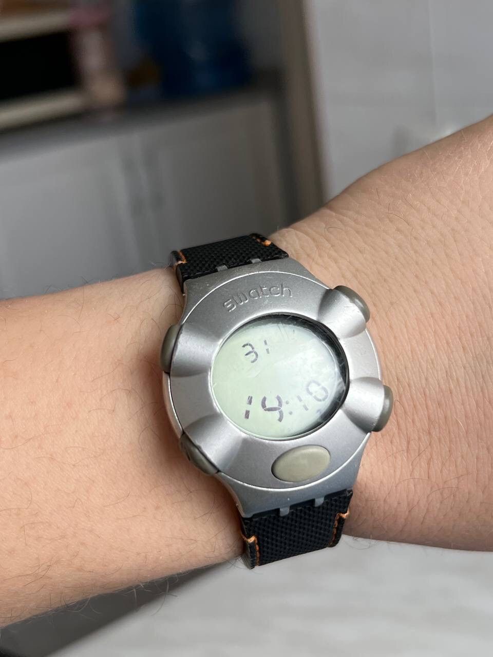 Japanese Brand × Vintage Vintage Futuristic Form Watch Digital Bubble Swatch Beat Size ONE SIZE - 2 Thumbnail