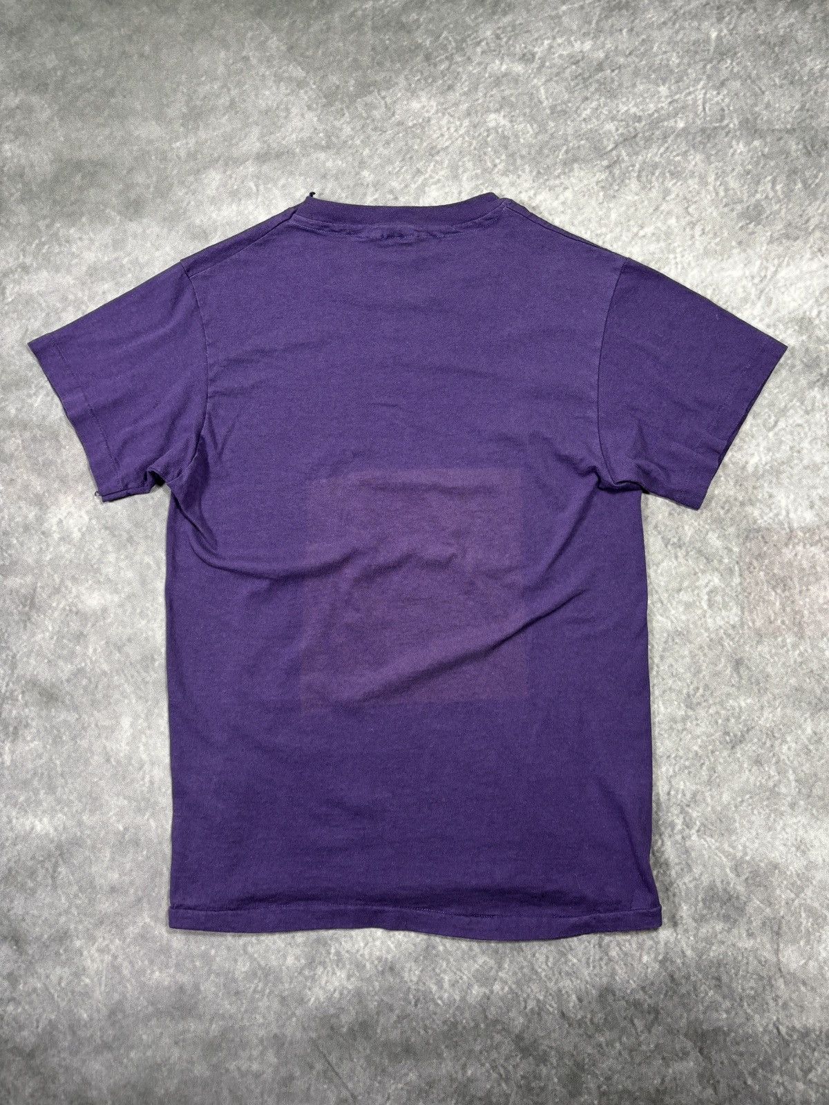 Vintage Vintage Hanes Blank Tee Made in USA 1990s Sun Faded Bleached Size US S / EU 44-46 / 1 - 2 Thumbnail