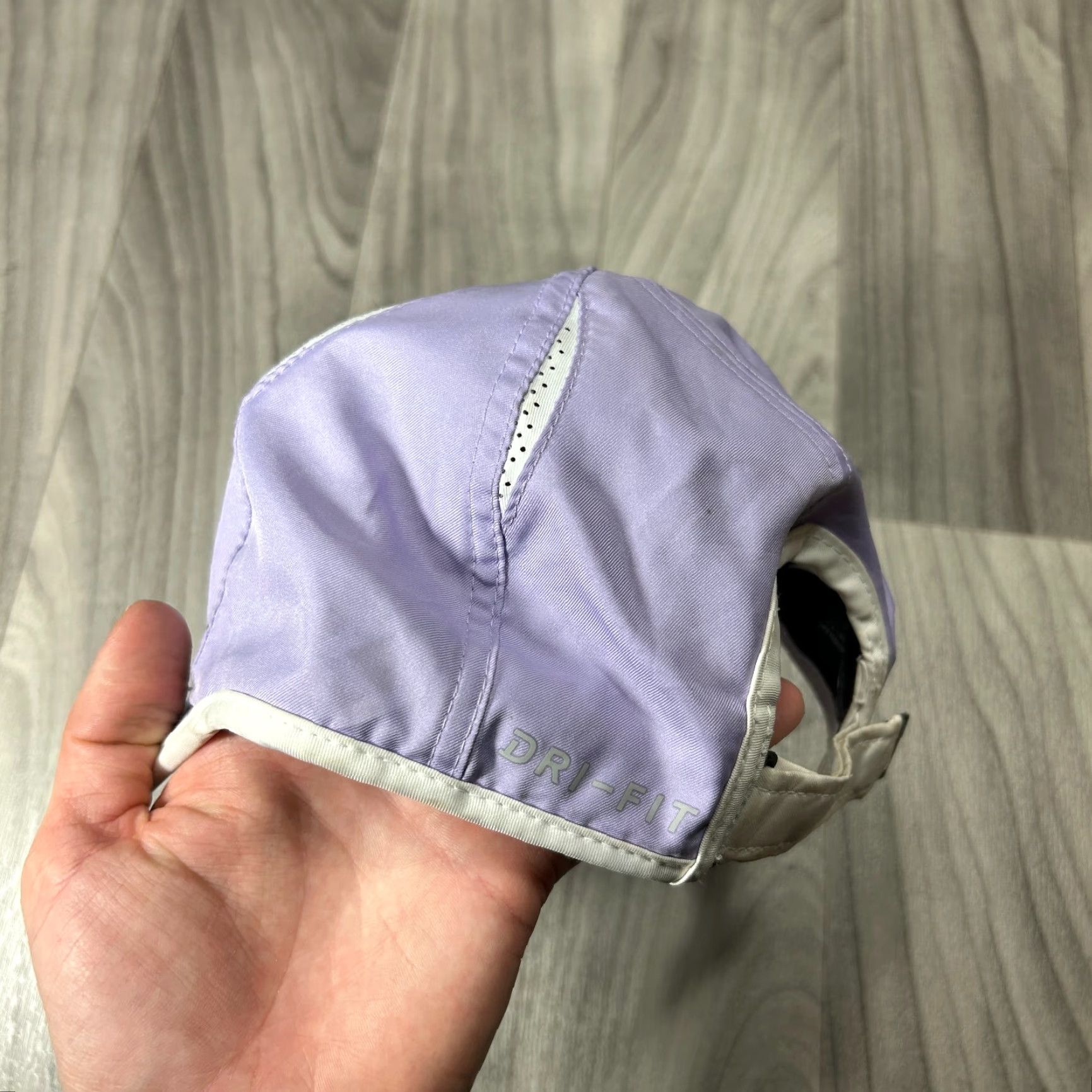 Nike Nike Baseball Cap Unisex OSFM Purple White Swoosh Logo Adjustable Adult Hat Size ONE SIZE - 3 Thumbnail