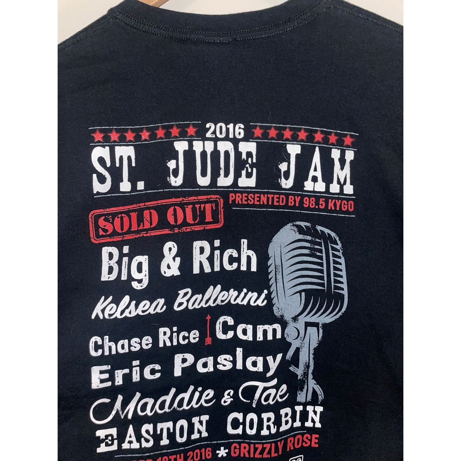 Gildan St. Jude Shirt Jam Big & Rich Eric Paslay Concert Tee 2XL Size US XXL / EU 58 / 5 - 6 Thumbnail