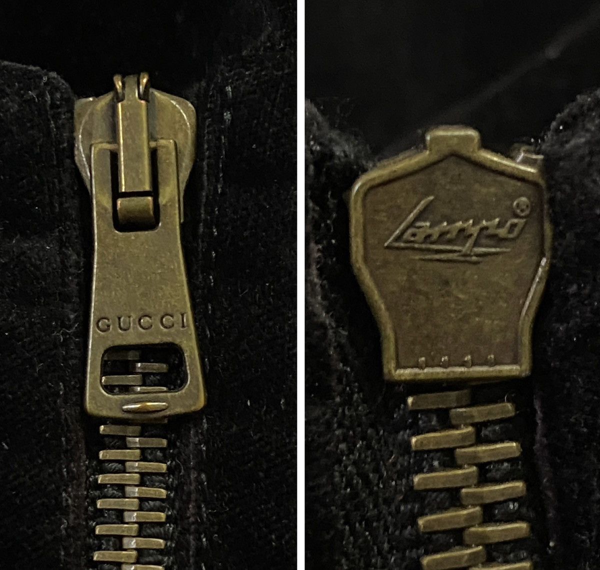 Gucci Gucci Velvet GG Interlock Logo Side Pocket Zip Flare Pants Size 26" / US 2 / IT 38 - 14 Thumbnail