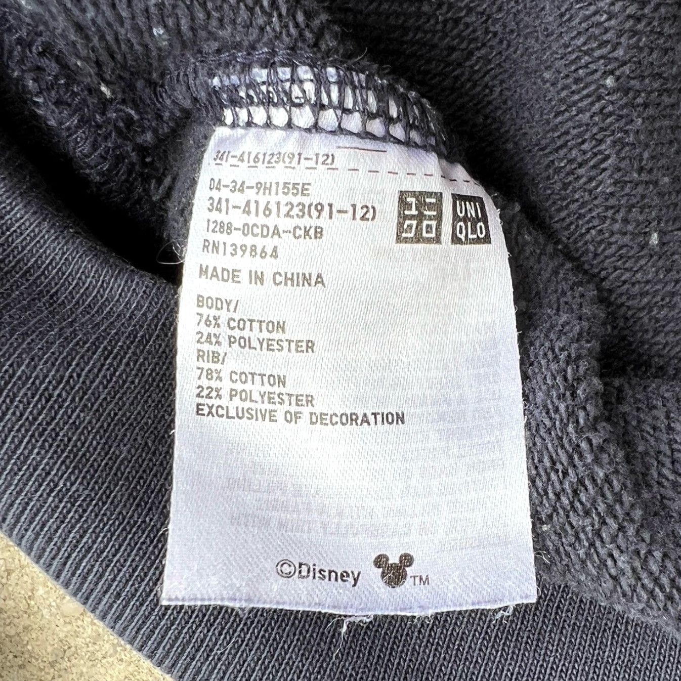 Disney VINTAGE Disney Mickey Mouse Sweatshirt Long Sleeve Crew Neck Pullover Unisex Adults Blue 90s Casual Size L / US 10 / IT 46 - 7 Thumbnail