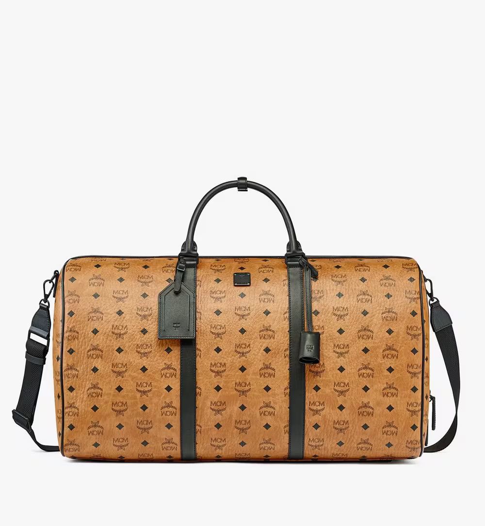 MCM o1mt1gz0125 Size: OS / Unisex Weekender Bag in Brown/Black Size ONE SIZE - 1 Thumbnail