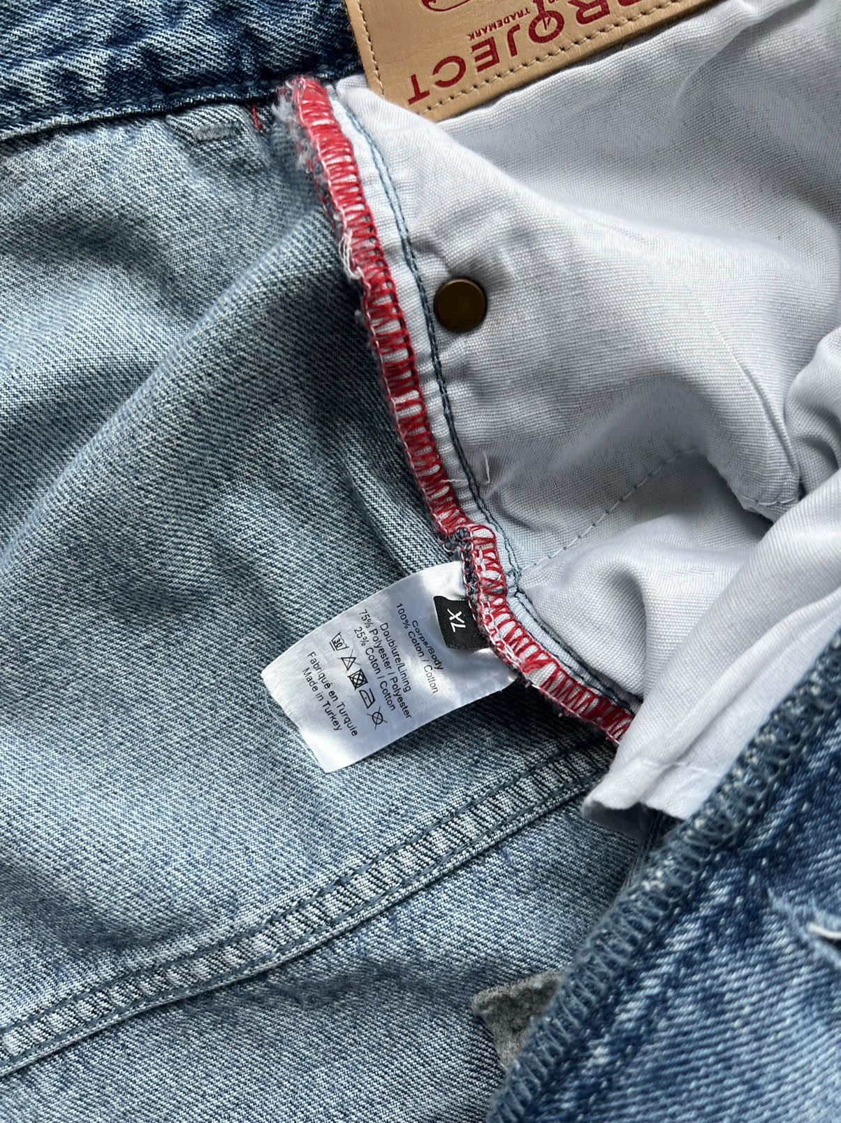 Y/Project Y/Project Blue Asymmetric Waist Evergreen Jeans XL Size US 34 / EU 50 - 5 Thumbnail