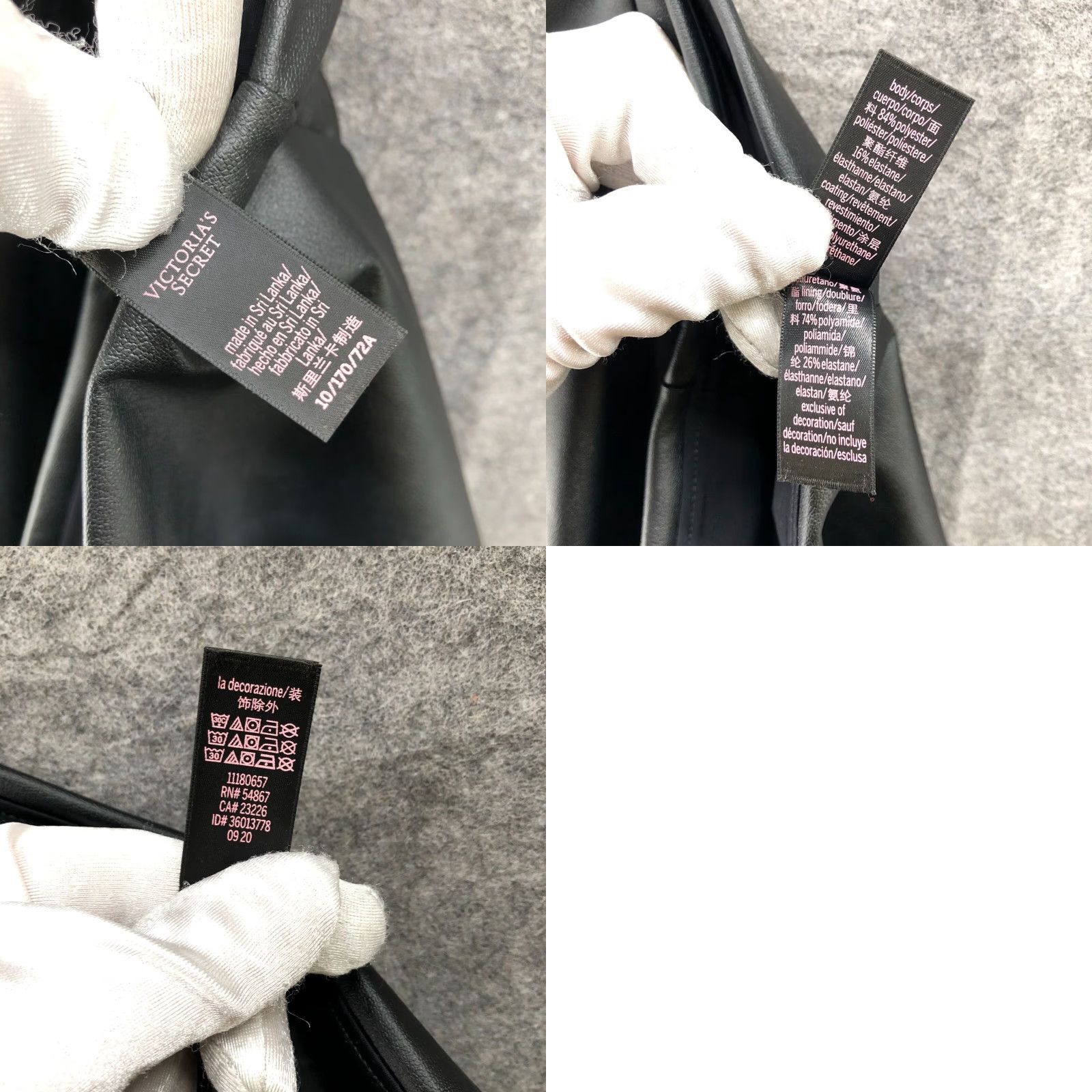 Victoria's Secret Victoria's Secret High Waisted Faux Leather Leggings Womens S Black Pull On Size 28" / US 6 / IT 42 - 8 Thumbnail