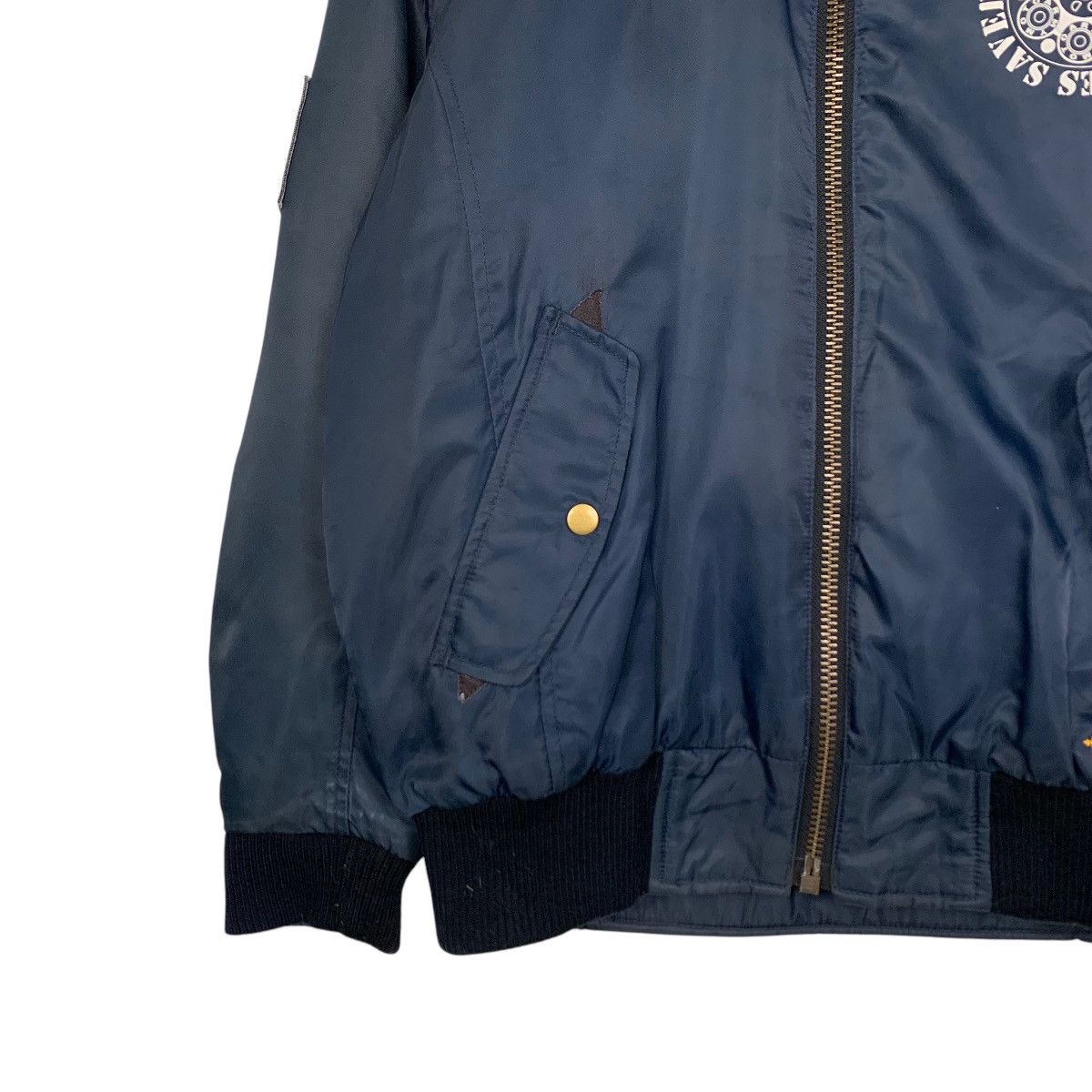 Japanese Brand ☀️Motoarmy bomber style zipper faded jacket Size US M / EU 48-50 / 2 - 9 Thumbnail
