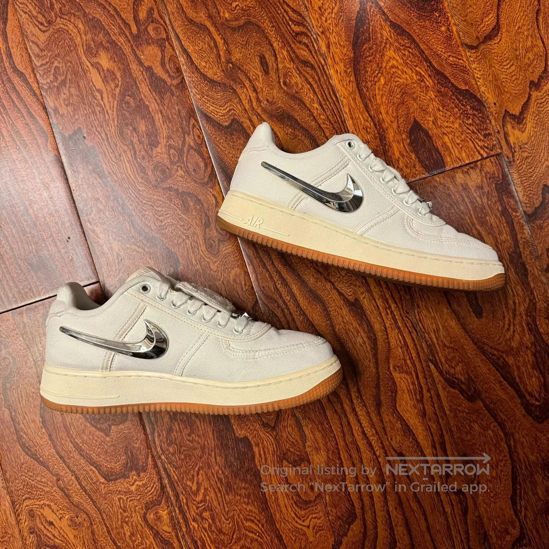 Travis Scott nike air force 1 travis scott low top. Size US 7.5 / EU 40-41 - 1 Thumbnail