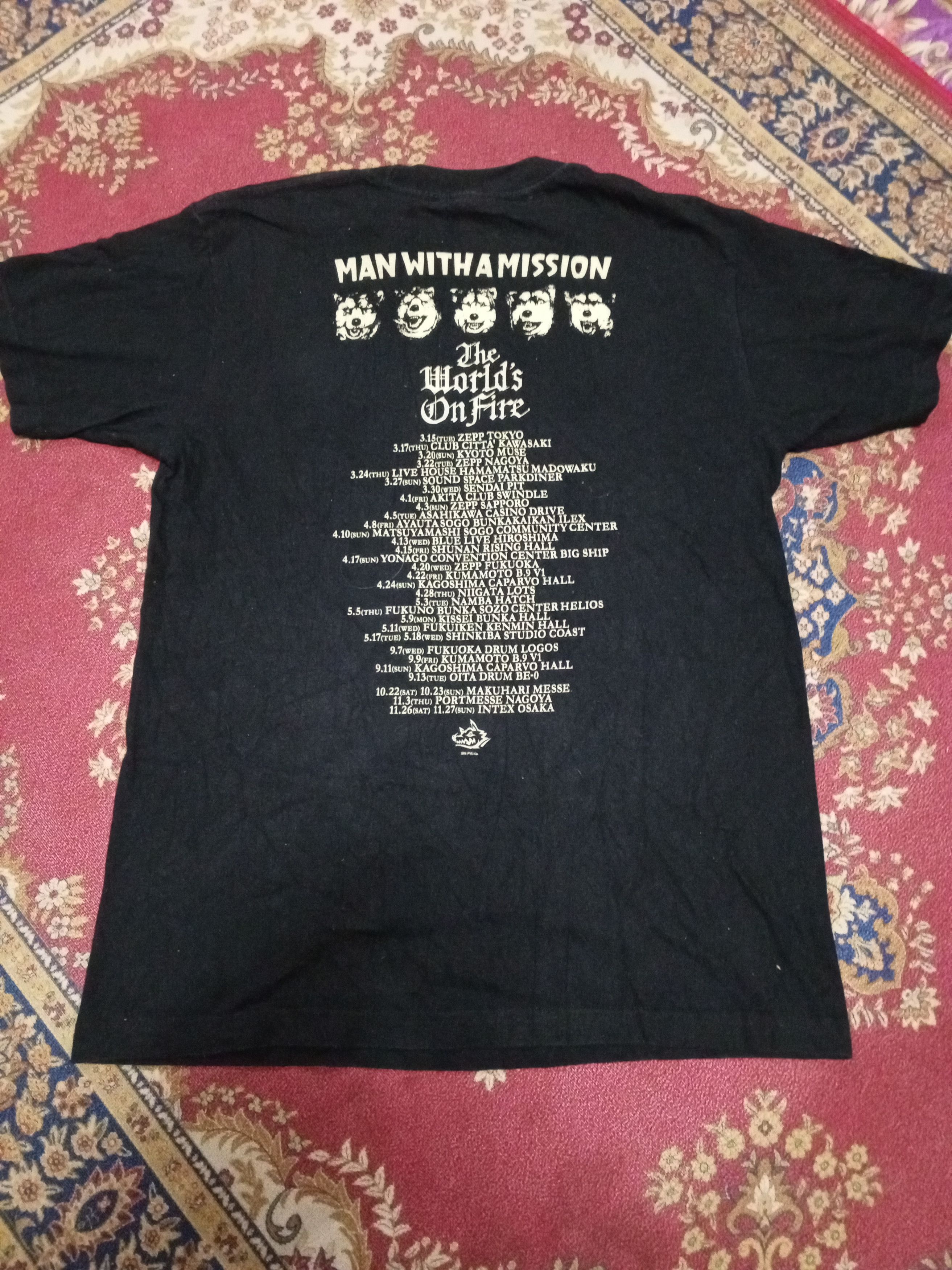 Band Tees MAN WITH A MISSION Y2K 2016 Size US L / EU 52-54 / 3 - 5 Thumbnail