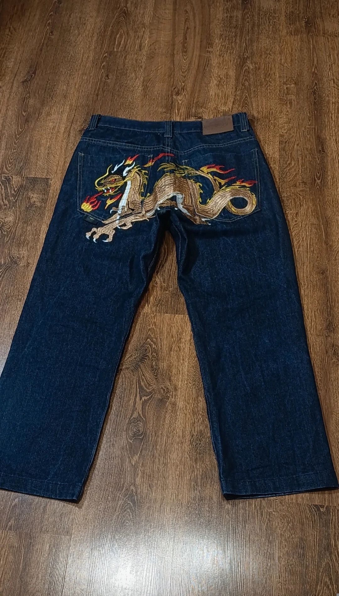 Vintage Akademiks Embroidered Jeans Size US 36 / EU 52 - 1 Thumbnail