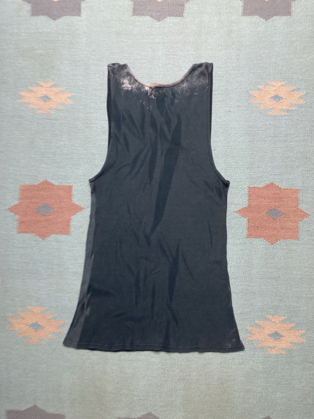 Vintage Fruit loom ribbed tank top beater shirt faded cotton XL Size US XL / EU 56 / 4 - 7 Thumbnail