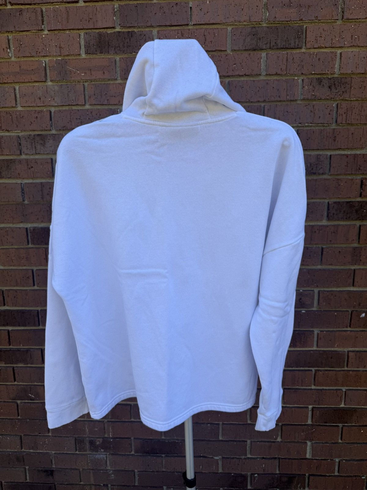 Under Armour Under Armour Loose Fit Cowl Neck Logo Hoodie White Silver Size XL / US 12-14 / IT 48-50 - 7 Thumbnail
