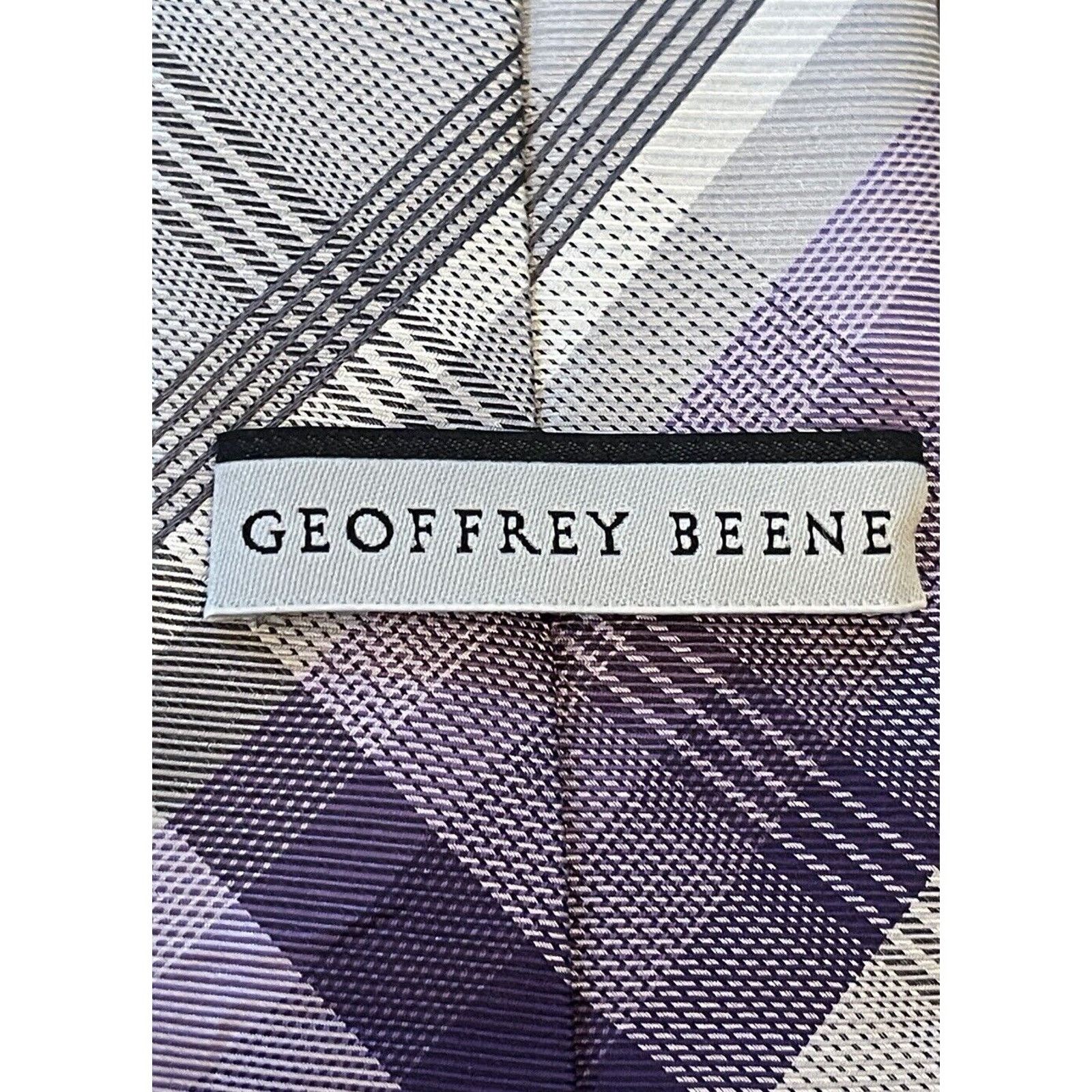 Geoffrey Beene Geoffrey Beene Purple 65% Silk 35% Polyester Made In China Size ONE SIZE - 8 Thumbnail