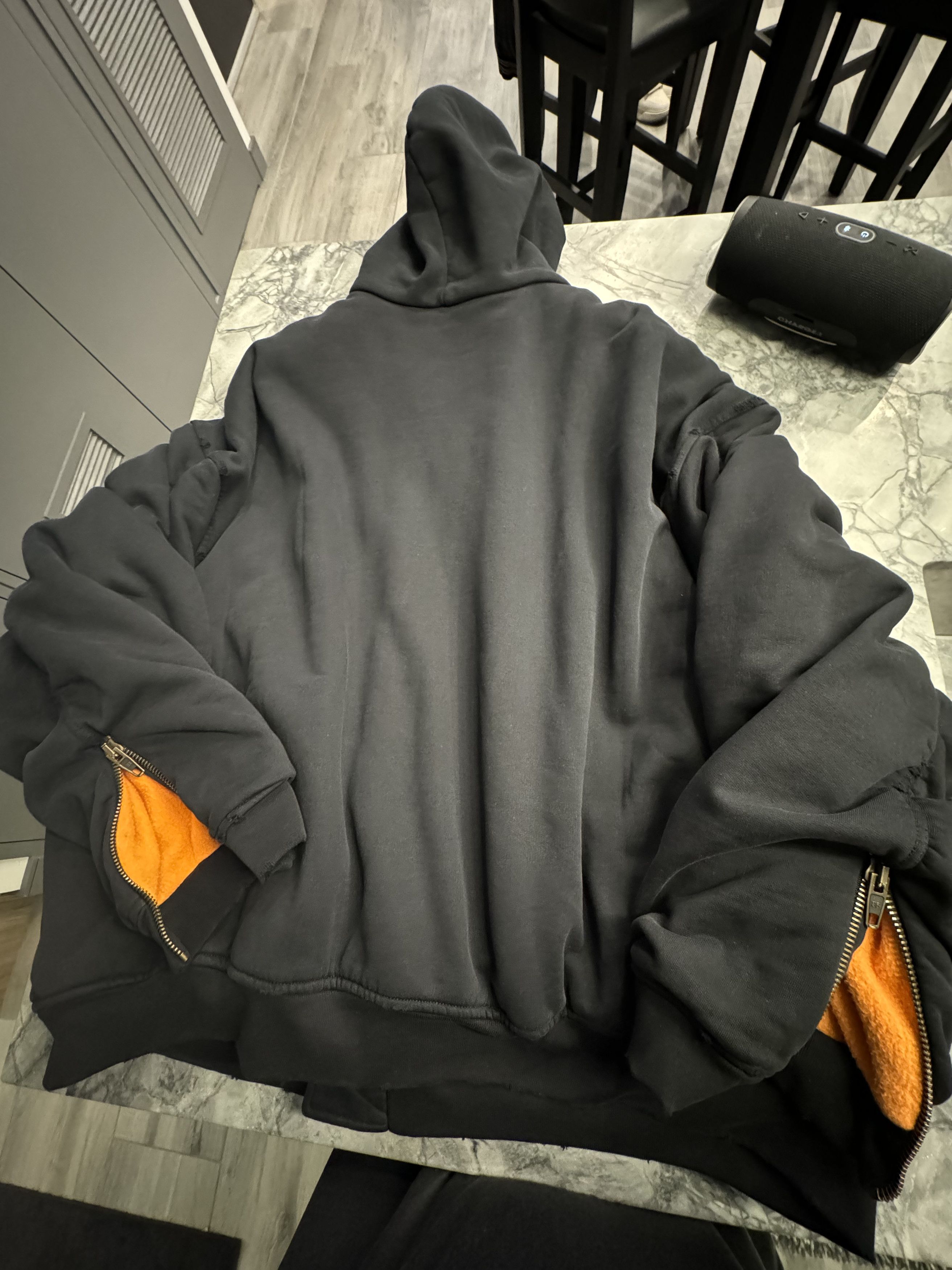 Balenciaga distressed bomber jacket | Eraldo.com GR