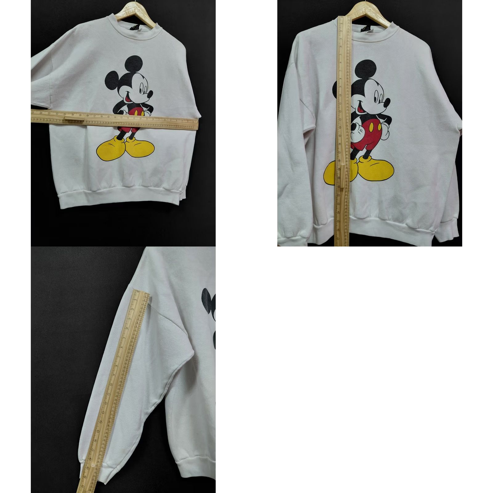 Mickey Unlimited MICKEY UNLIMITED White Sweatshirt Graphic Print Knit XL Adult Disney Size XL / US 12-14 / IT 48-50 - 9 Thumbnail