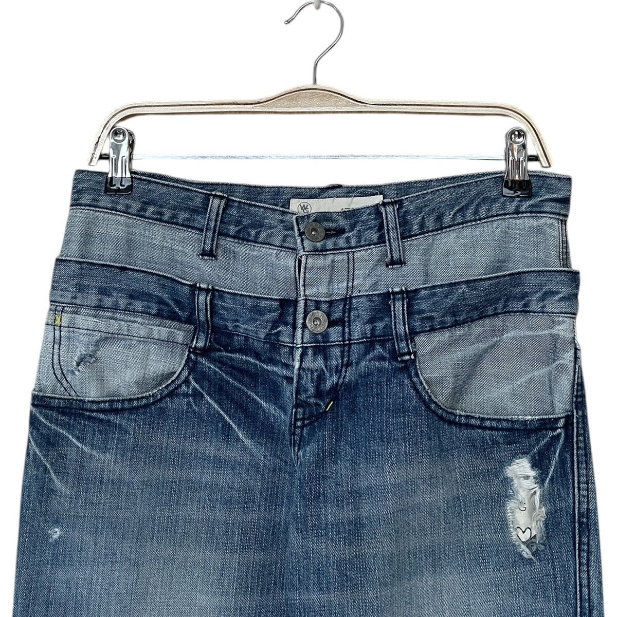 If Six Was Nine × Japanese Brand Vintage Japanese Brand WG 179 Double Waist 2000s Size US 36 / EU 52 - 3 Thumbnail