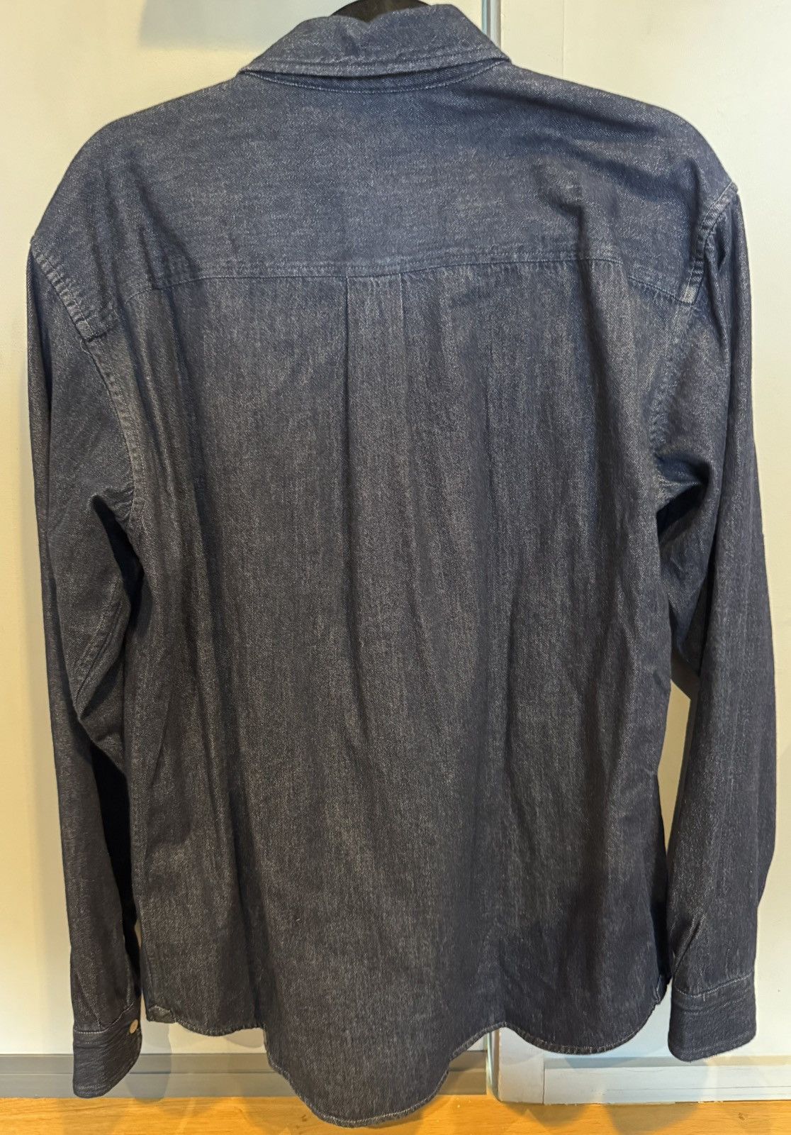 Uniqlo Uniqlo Dark Blue Denim Shirt Size US S / EU 44-46 / 1 - 4 Thumbnail