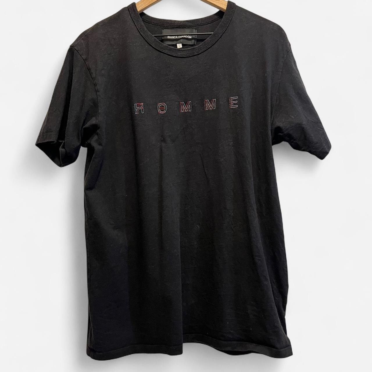 BIANCA CHANDON Homme / Femme Embroidered Black Tee Shirt Size US M / EU 48-50 / 2 - 1 Thumbnail