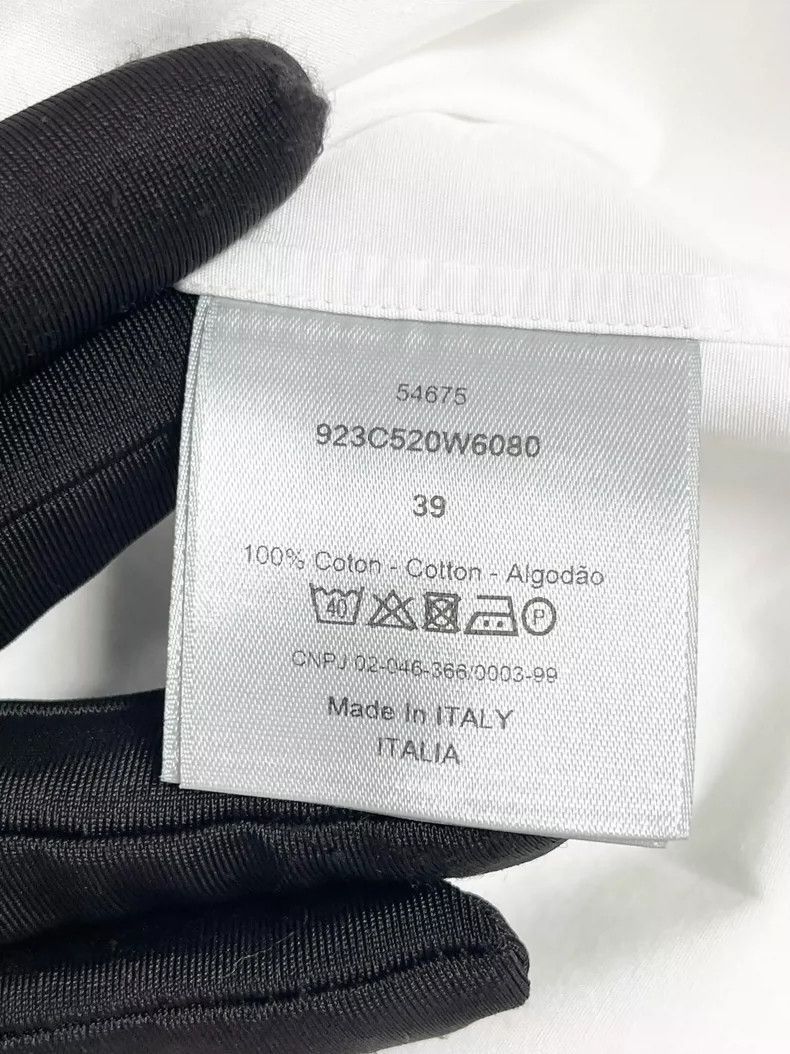 Dior Dior x Stussy white short sleeve shirt Size US M / EU 48-50 / 2 - 4 Thumbnail