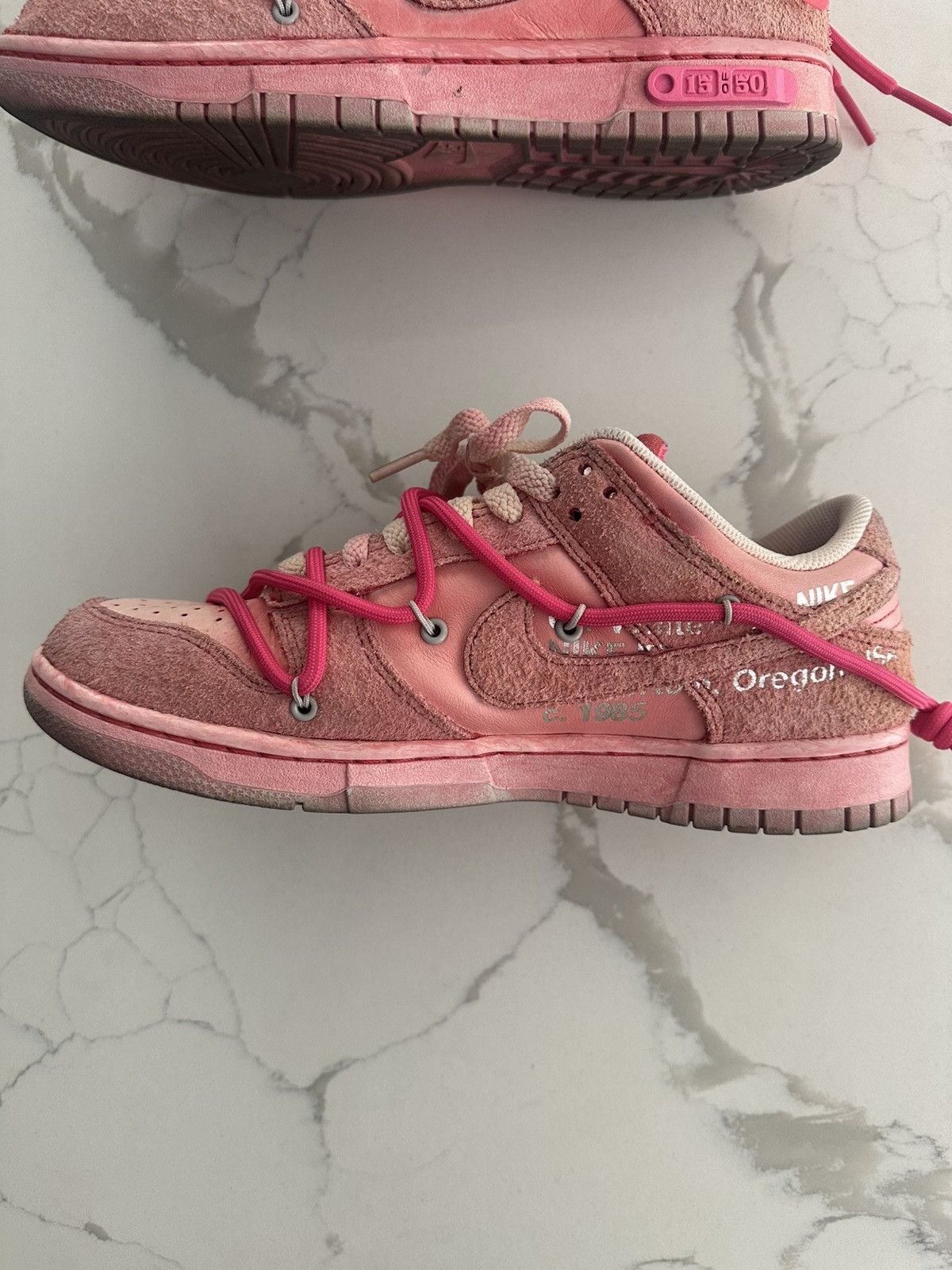 Nike × Off-White Cherry Blossom Dunks Lot 15 of 50 Size US 9 / EU 42 - 3 Thumbnail