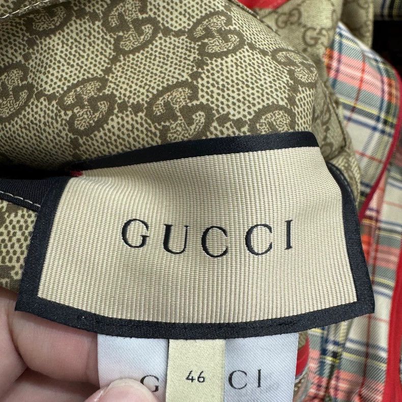 Gucci Gucci Full-print old-fashioned plaid double-sided coat 2505 Size US S / EU 44-46 / 1 - 3 Thumbnail