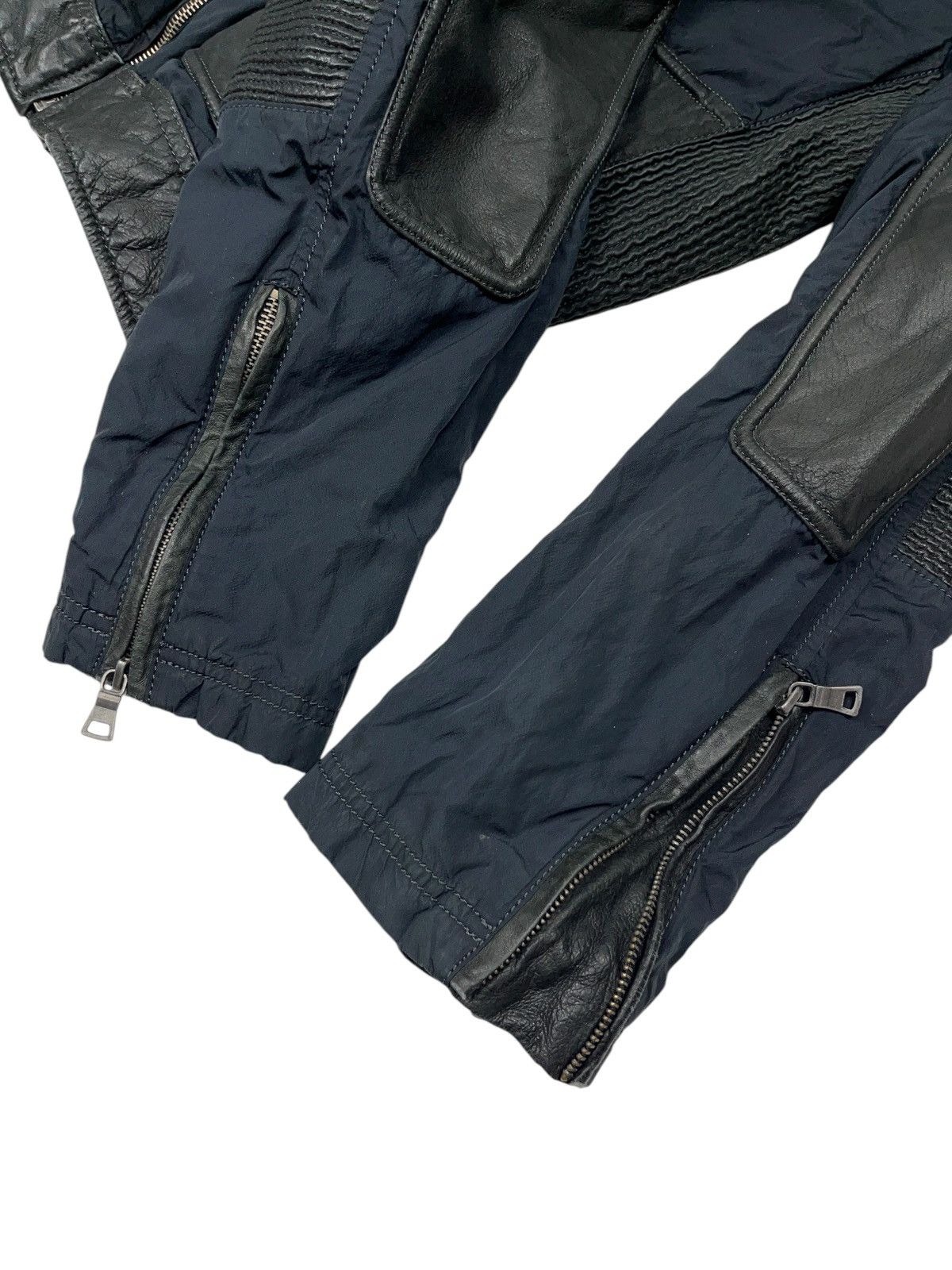 Mustang × Vintage Vintage Mustang Racing Leather Jacket Balenciaga Style Size US M / EU 48-50 / 2 - 4 Thumbnail