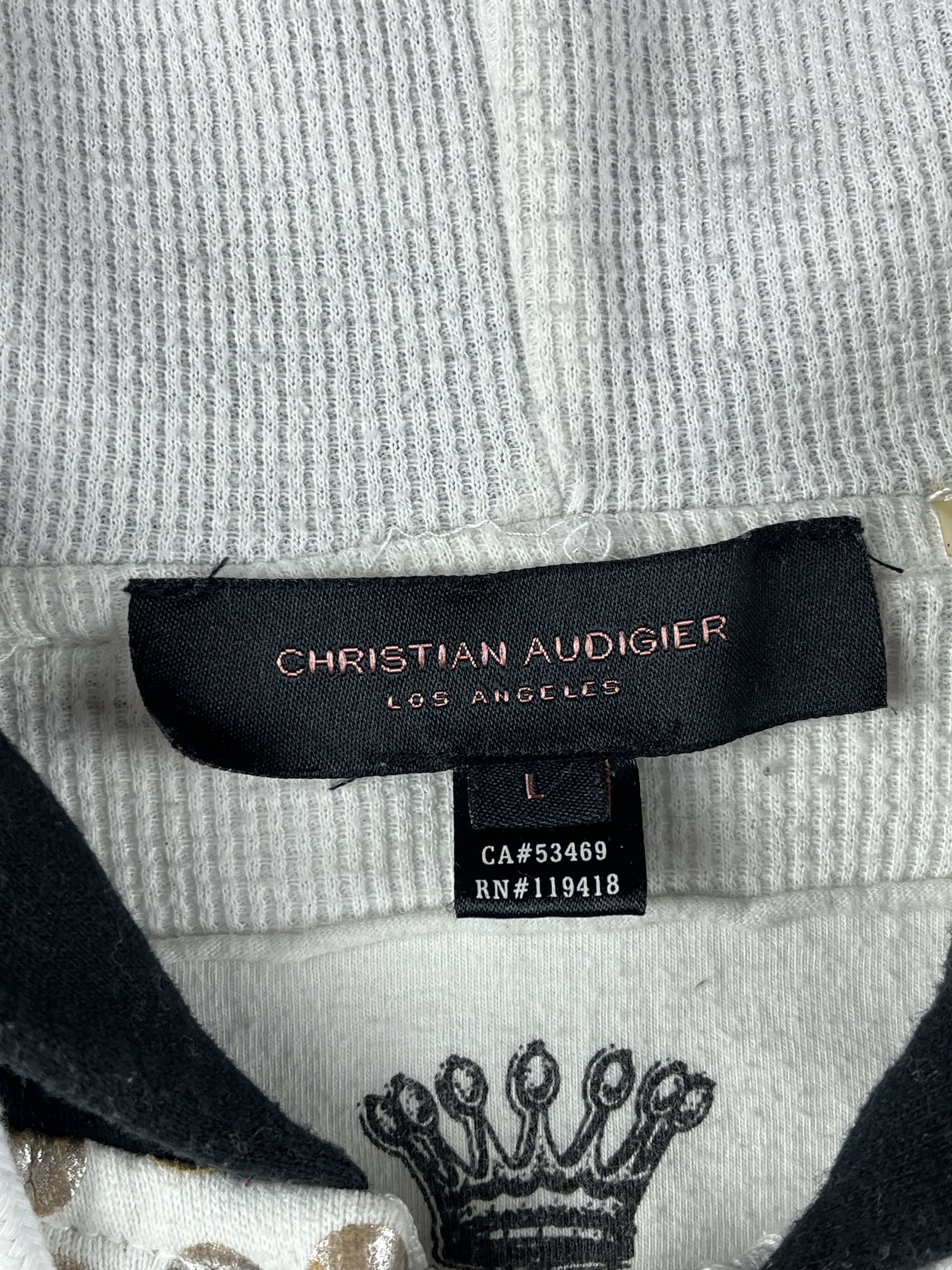 Christian Audigier × Ed Hardy RARE CHRISTIAN AUDIGIER AMERICAN EAGLE ZIP HOODIE Size US L / EU 52-54 / 3 - 9 Thumbnail